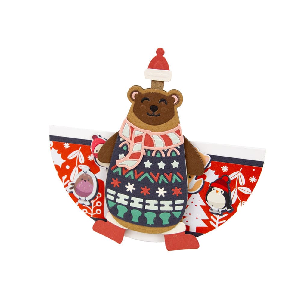 Festive Fayre Die Set 5559e - Perfect for Holiday Card Making, Scrapbooking, and DIY Craft Projects