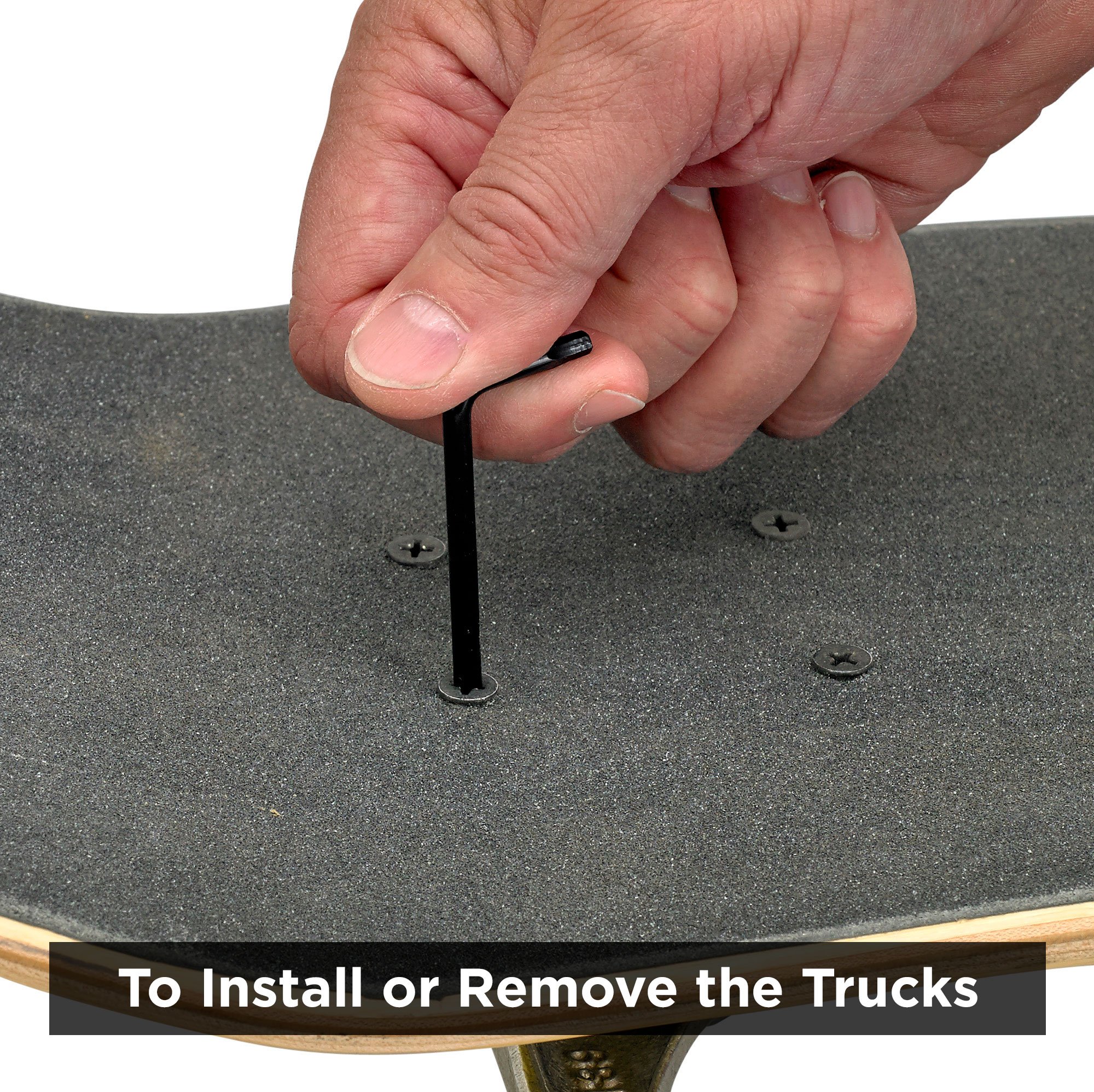 Compact Pocket Skate Tool - All-in-One T Tool for Skateboards, Longboards & Cruisers - Fits in Pocket - Perfect for On-the-Go Skateboard Maintenance & Repairs
