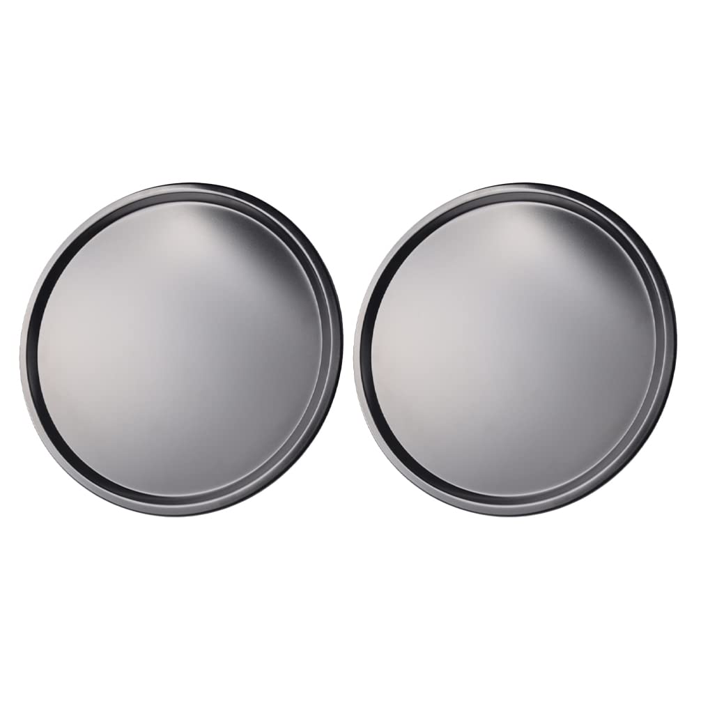ULTECHNOVO 2-Piece Nonstick Carbon Steel Pizza Pan Set - Round Baking Tray for Homemade Pizza, Pastry & Bread - Perfect for Home Kitchen, Bakery & Restaurant Use