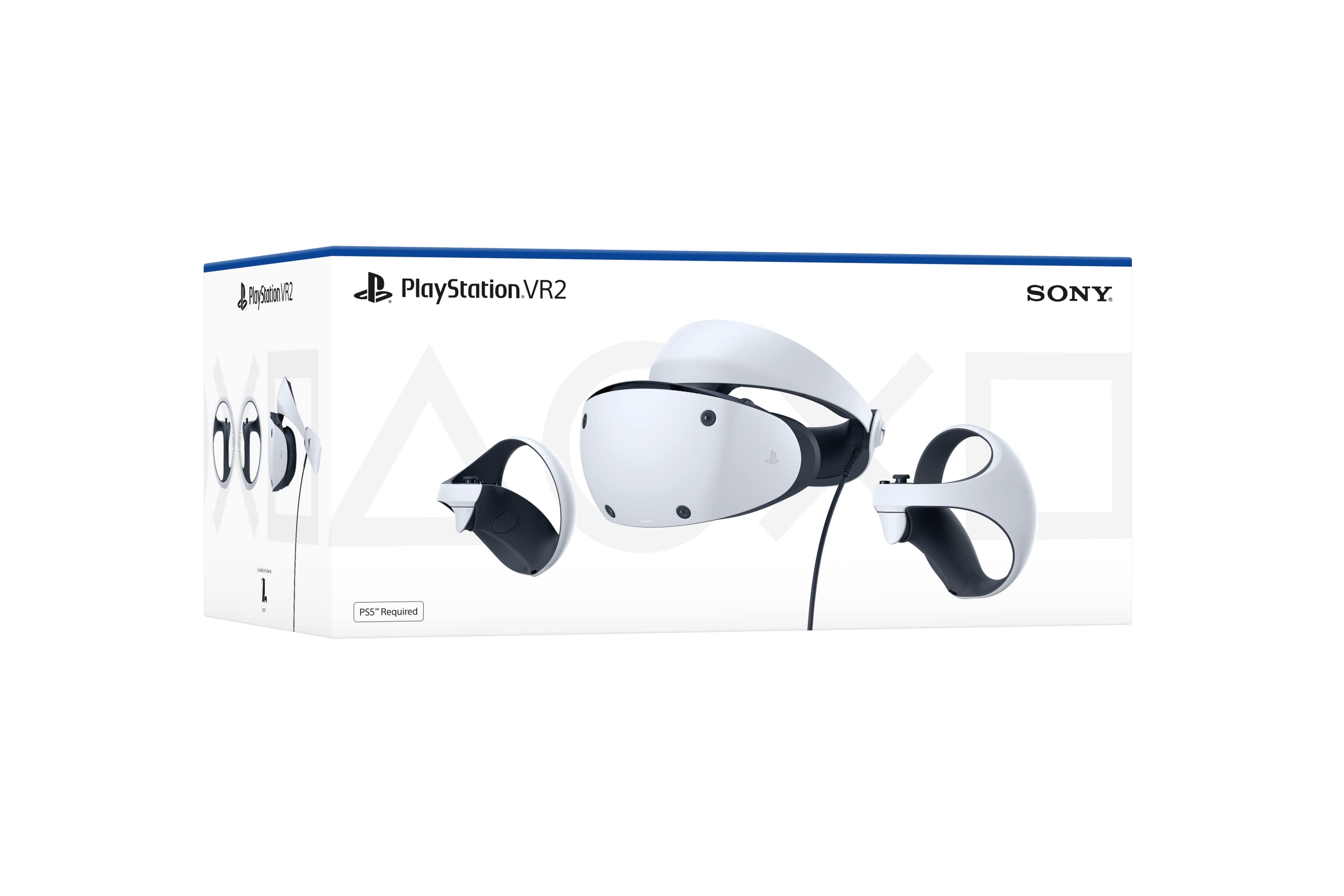 Sony PlayStation VR2 Headset & Controllers - White (Certified Refurbished) | Virtual Reality Gaming System for PS5 | Immersive 4K HDR Experience for Action, Adventure & Sports Games