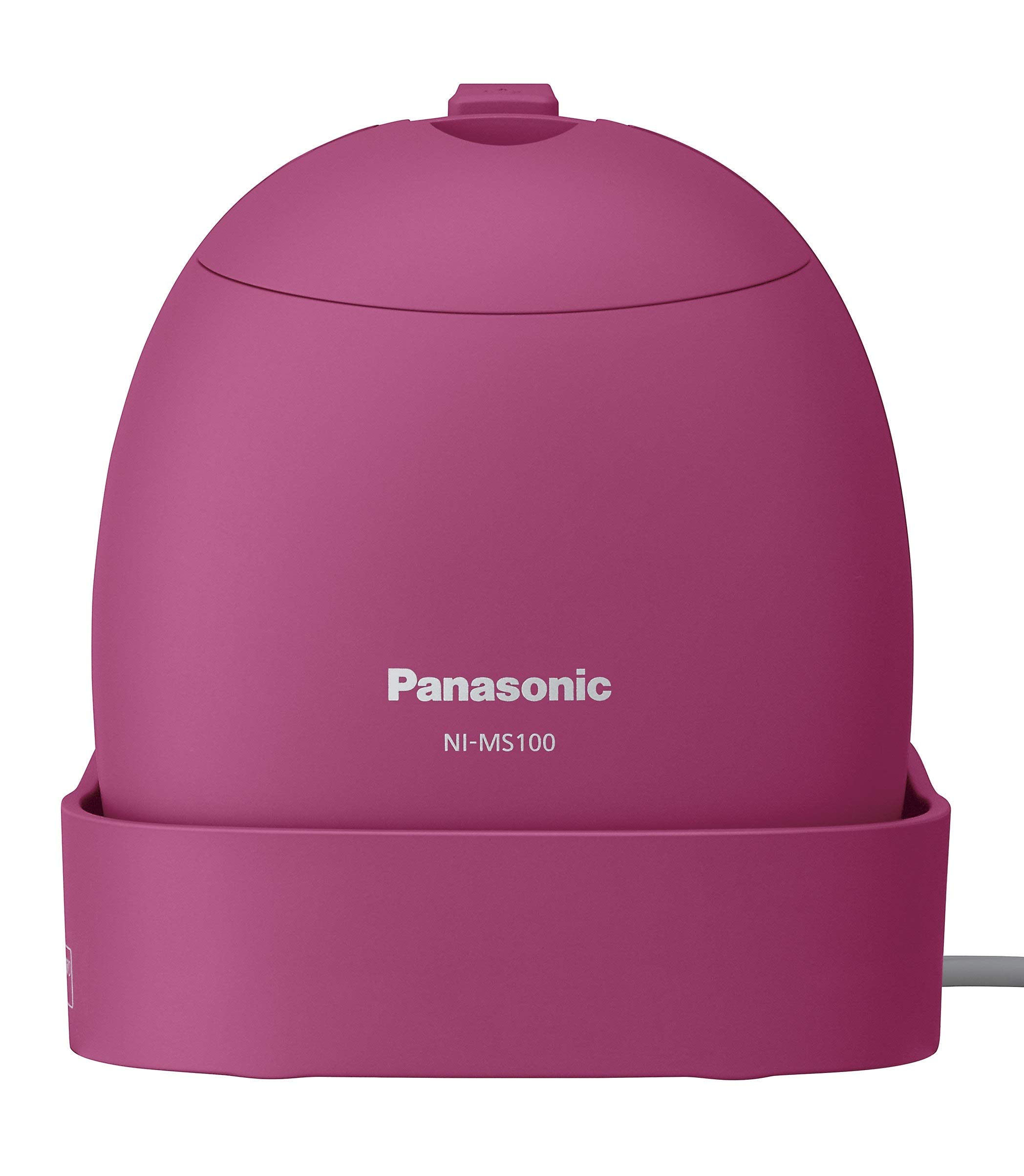 Panasonic NI-MS100-VP Portable Handheld Garment Steamer - Lightweight & Compact Travel Clothes Steamer for Wrinkles (Grey Blue) | Perfect for Home, Office & Travel Use