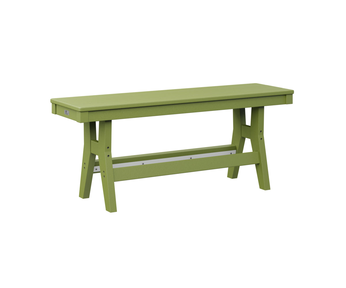 Berlin Gardens Harbor 44 Dining Bench - Outdoor Patio Furniture, Weather-Resistant Wooden Dining Bench for Garden, Deck, Backyard - Perfect for Entertaining and Relaxing