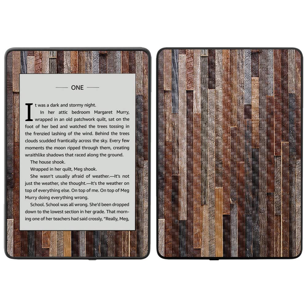 MightySkins Carbon Fiber Skin for Amazon Kindle Paperwhite 2018 (10th Gen) - Bamboo Ohm | Waterproof Protective Cover with Durable Textured Finish | Easy to Apply & Remove | Made in USA | Perfect for Travel, Reading & Outdoor Use