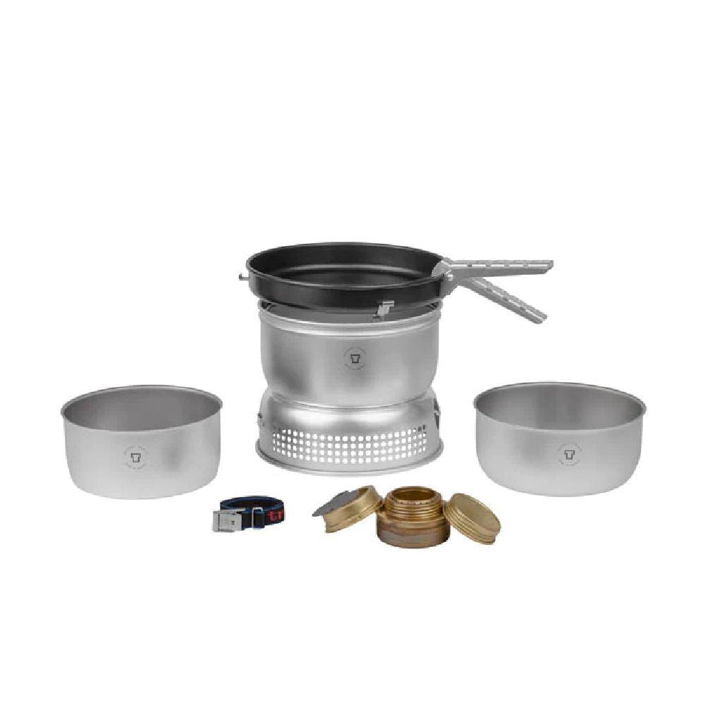 Trangia Stove 25 UL/D Ultralight Duossal 2.0 Camping Cookset - Lightweight Backpacking Stove for Hiking, Camping & Outdoor Adventures