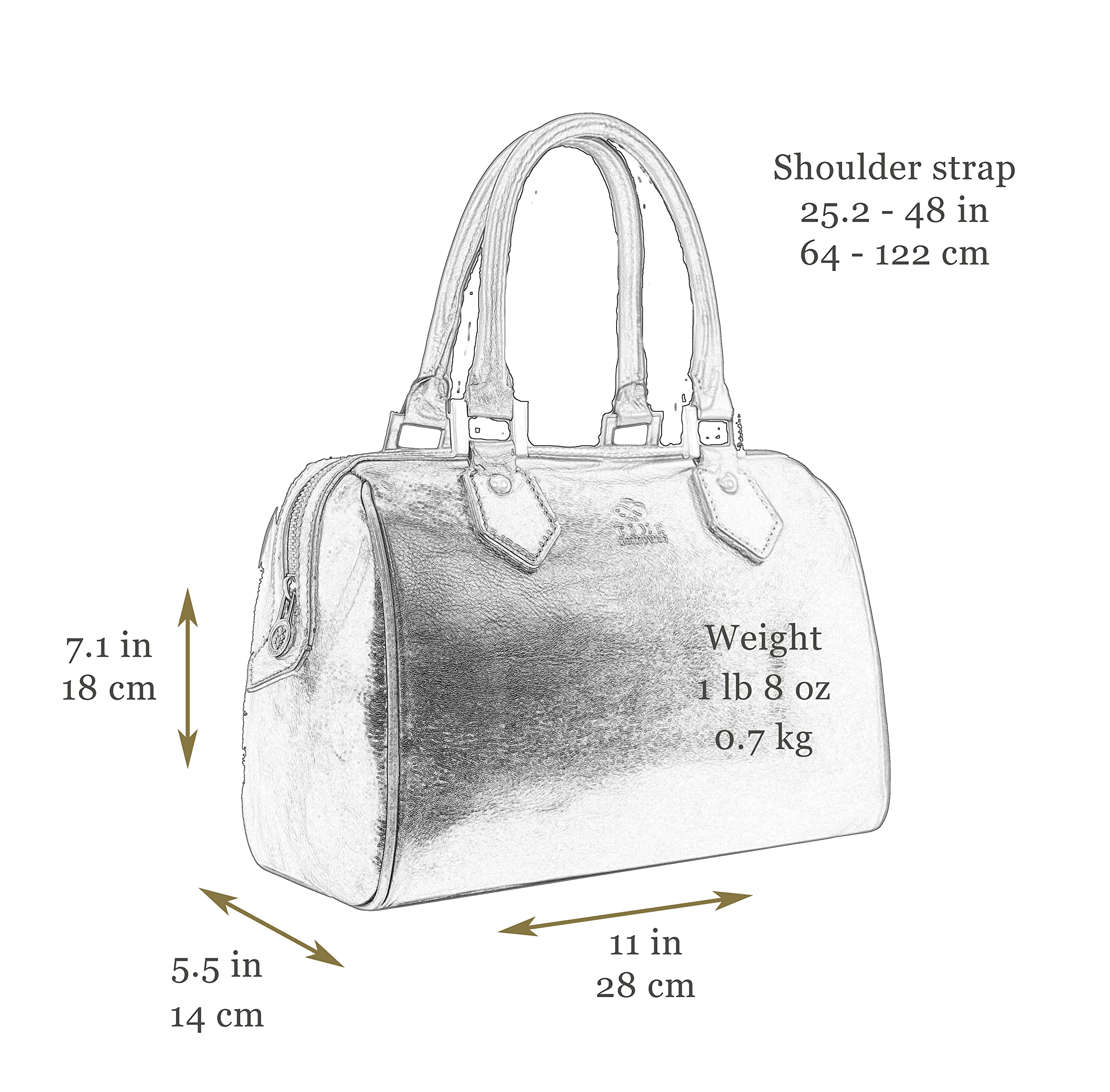 Premium Full-Grain Leather Handbag for Women - Durable Time-Resistant Top Handle Tote Purse - Perfect for Work, Travel & Everyday Use