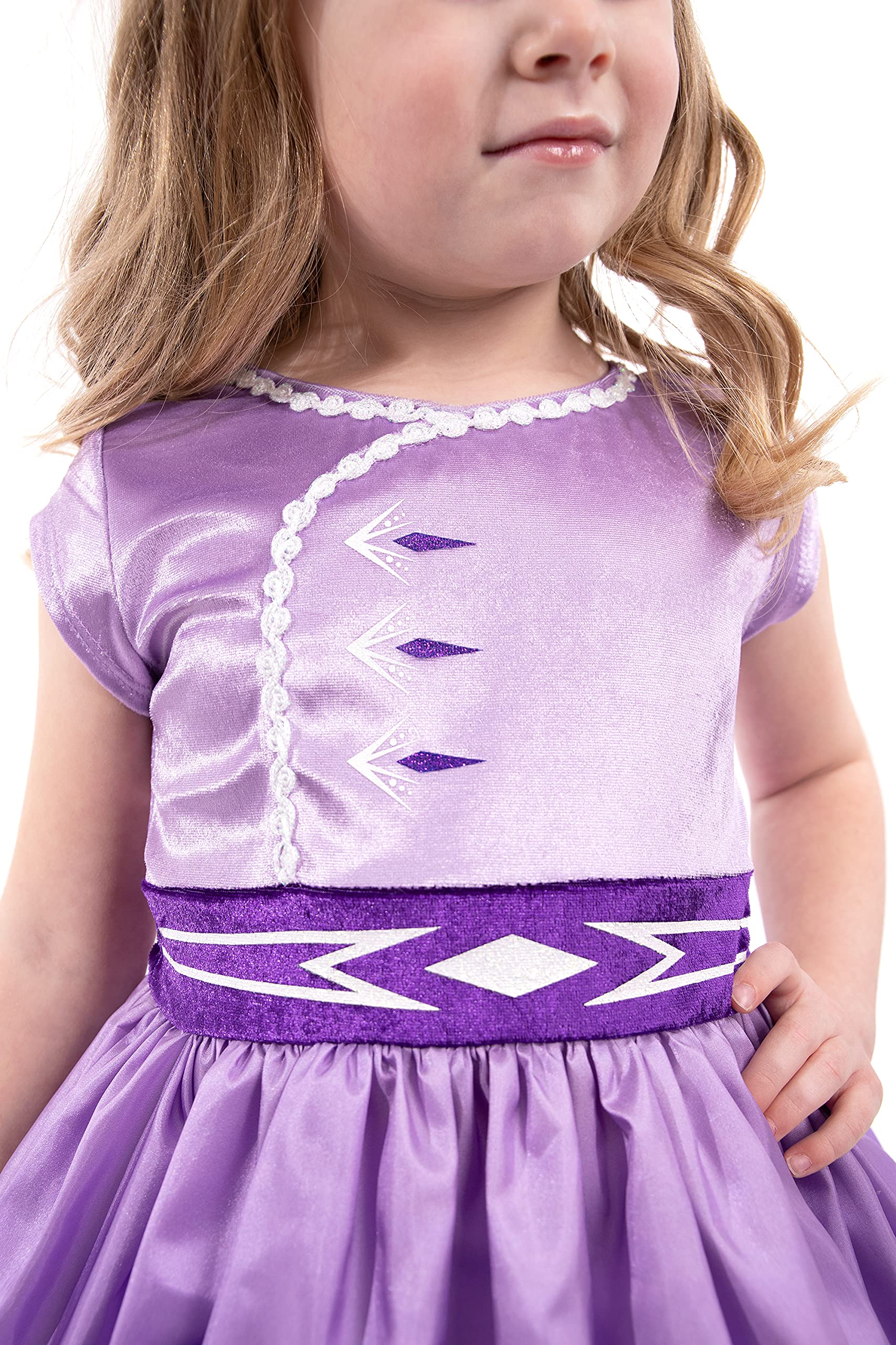 Little Adventures Ice Harvest Princess Dress Up Costume for Girls - Machine Washable Pretend Play & Party Outfit (No Glitter) - Perfect for Halloween, Birthday Parties & Dress-Up Play