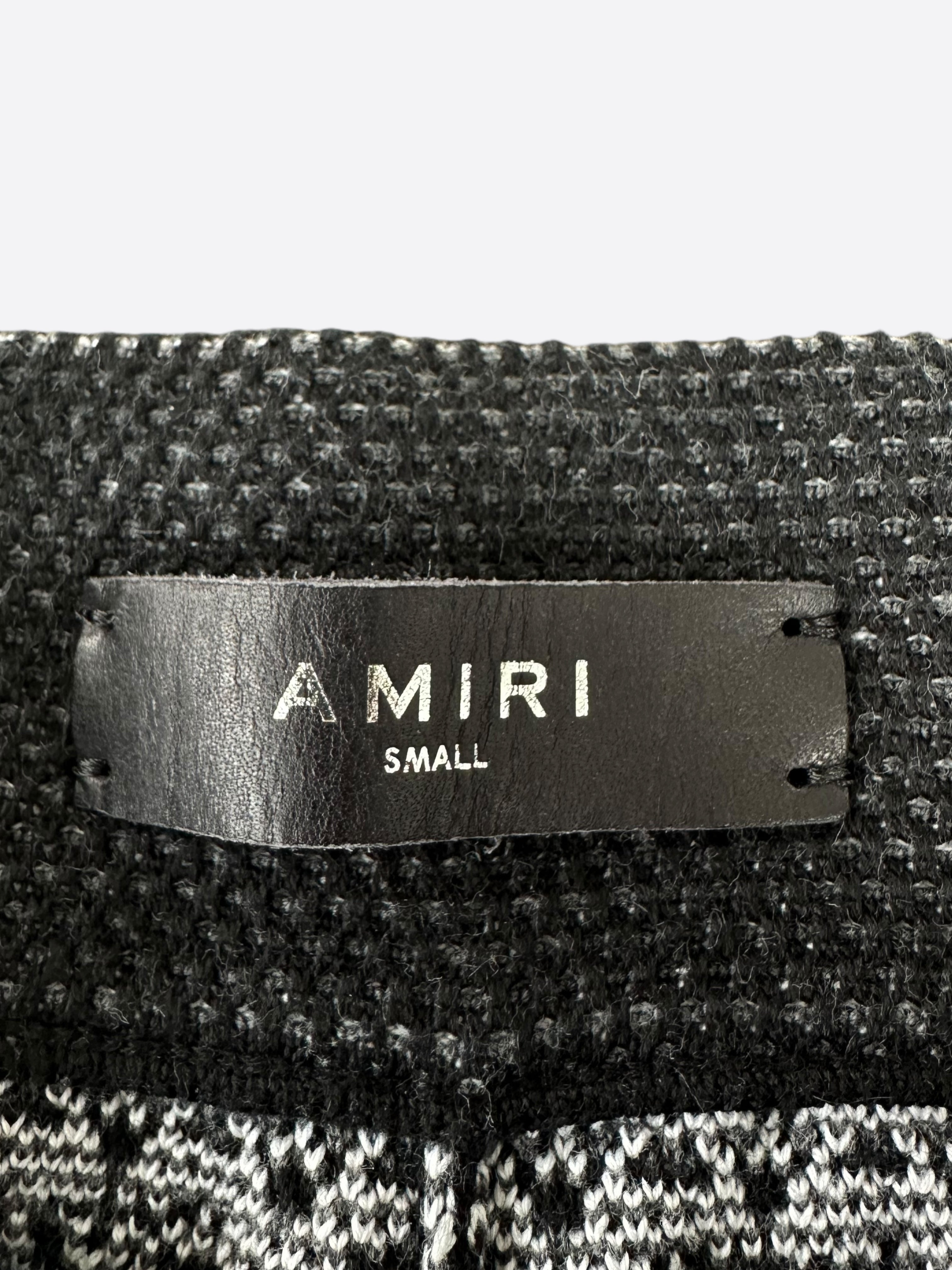 Amiri Black & White Bandana Crochet Basketball Shorts for Men - Stylish Streetwear & Summer Casual Wear - Perfect for Gym, Beach & Lounge