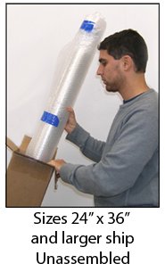 27 x 40 Poster Snap Frame with SwingSnaps & Security Screws - Perfect for Home, Office, Retail Displays & Art Exhibitions