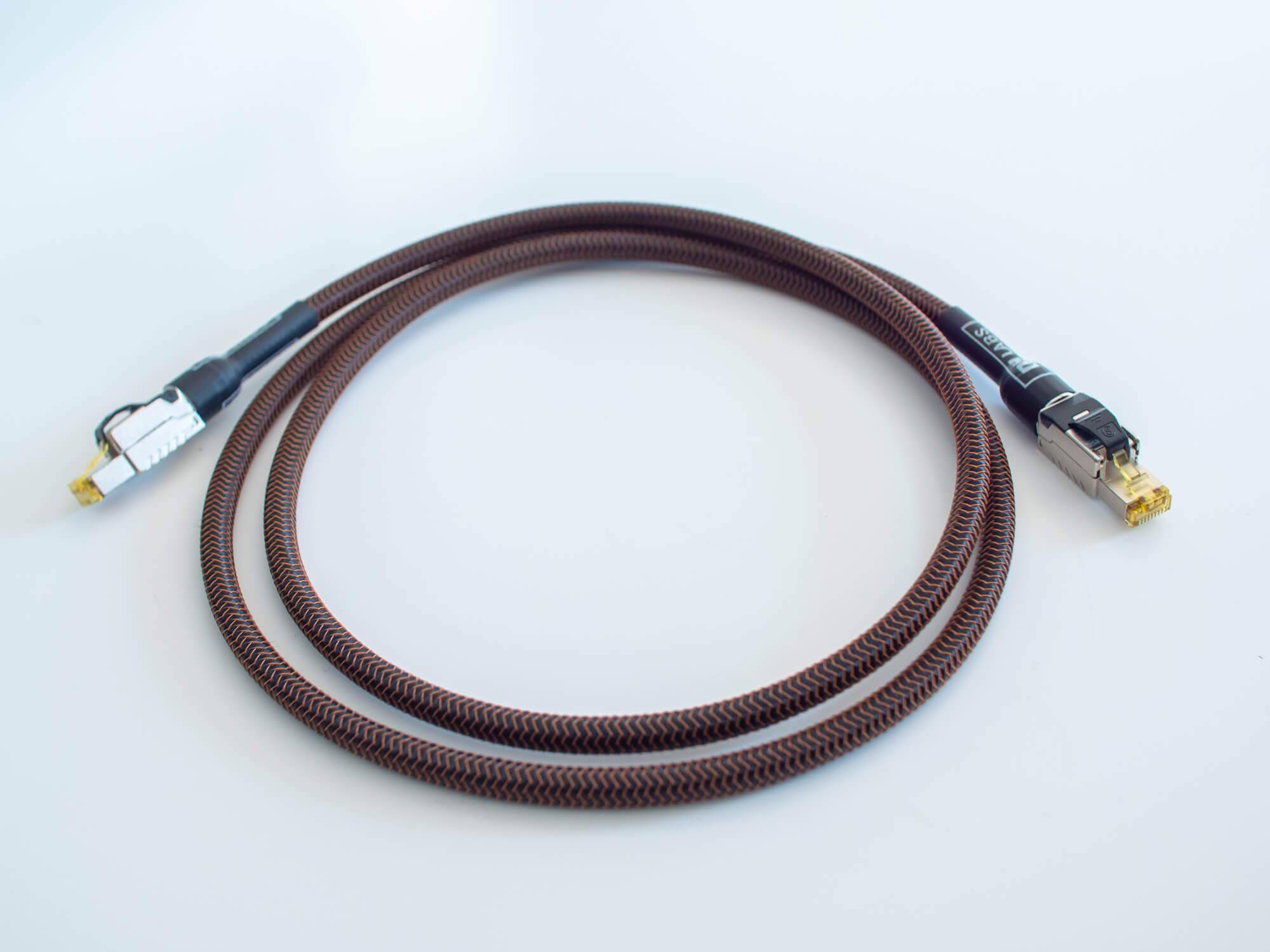 Premium DH Labs Reunion CAT8 Ethernet Cable 40Gbps 2000MHz - High-Speed Internet & Gaming, Home Theater & Office Networking Solution