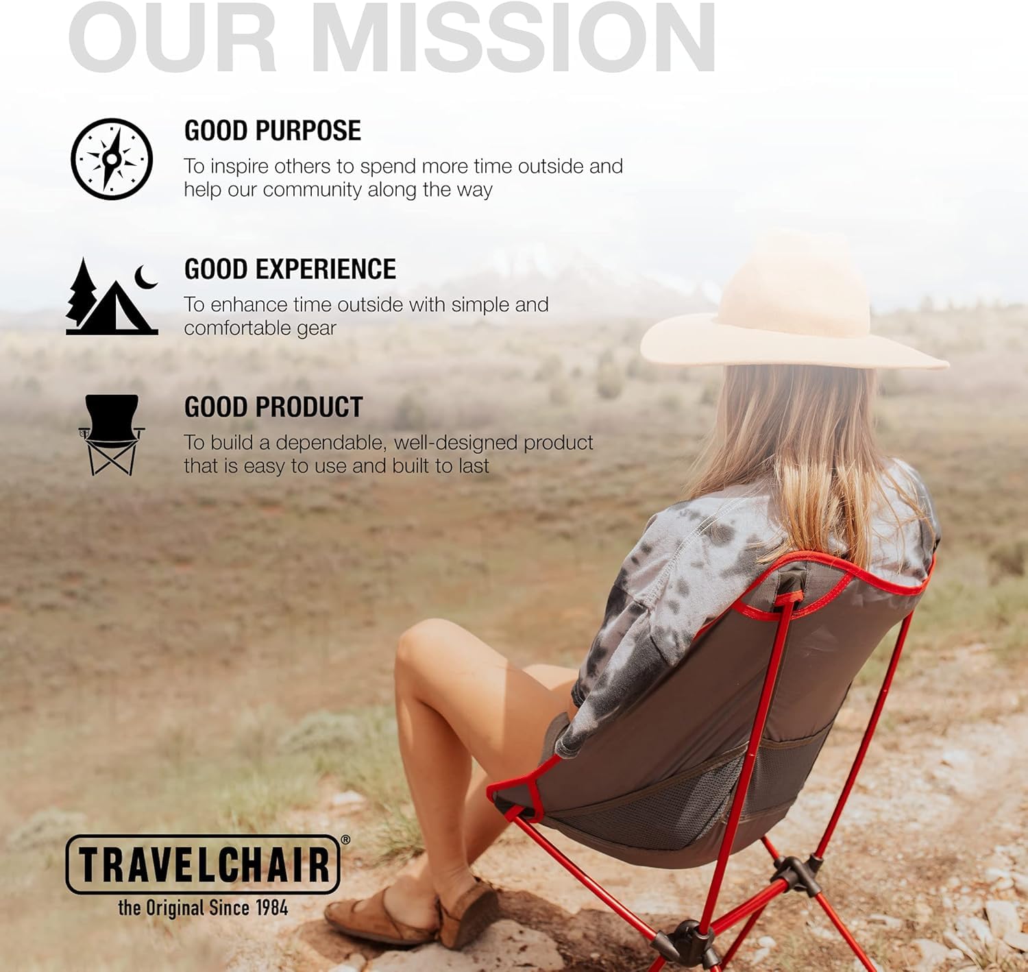 Joey Ultralight Camping Chair by Travel Chair - Lightweight Portable Folding Chair for Hiking, Backpacking & Outdoor Adventures - Jade Green