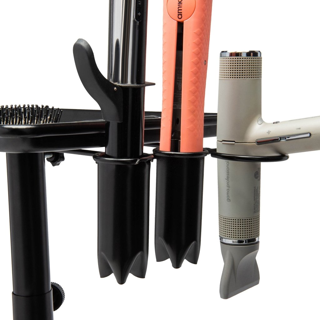 Lanvain® Professional Adjustable Height Salon Rolling Trolley - Aluminum Hairdressing & Tattoo Tray Cart for Stylists, Barbers & Tattoo Artists - Perfect for Salon Organization, Mobile Styling & Tattoo Workstations