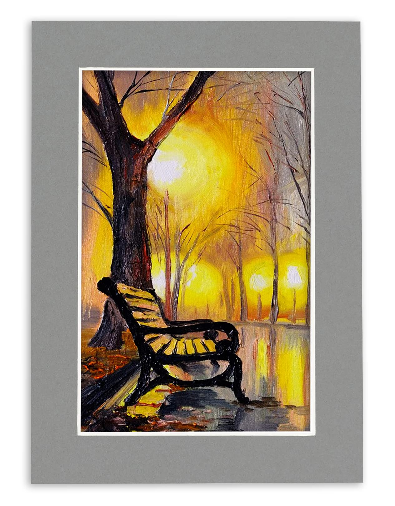 30x40 Acid-Free Mid Grey Precut Matboard with Bevel Cut for 27x36 Photos - Includes Backing Board & Crystal Clear Self-Seal Photo Mat Bag - 4-Ply Thickness for Picture Framing, Artwork Display & Home Decor