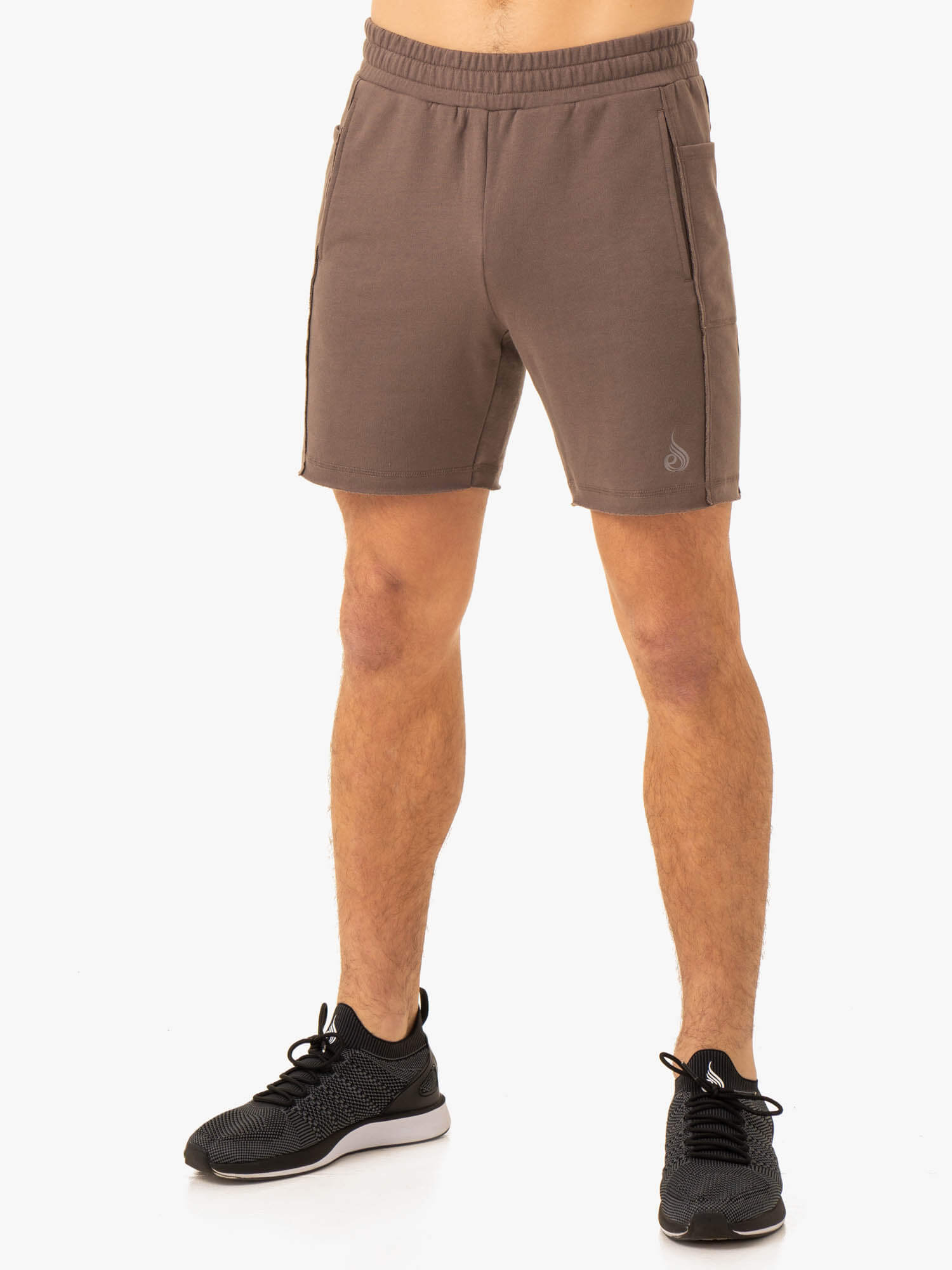 Men's Pursuit Track Shorts - Comfortable Athletic Running Shorts in Taupe for Gym, Workout & Casual Wear