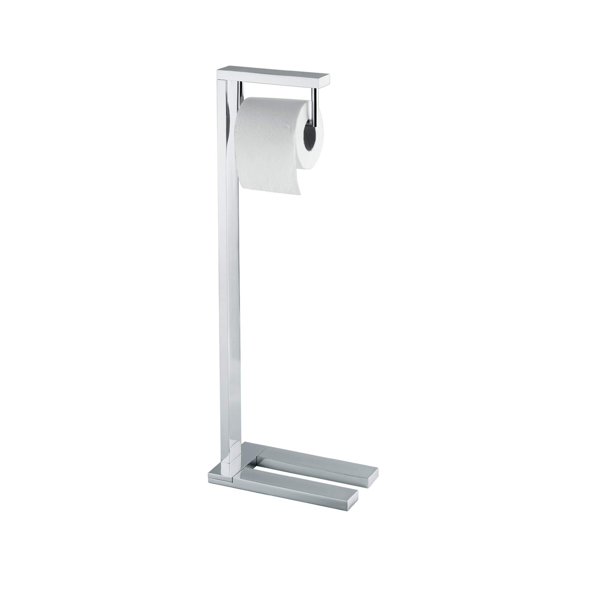 Demetra Freestanding Toilet Paper Holder - Sturdy Bathroom Tissue Stand with Base for Home, Office, or RV Use | Perfect for Small Spaces & Modern Decor