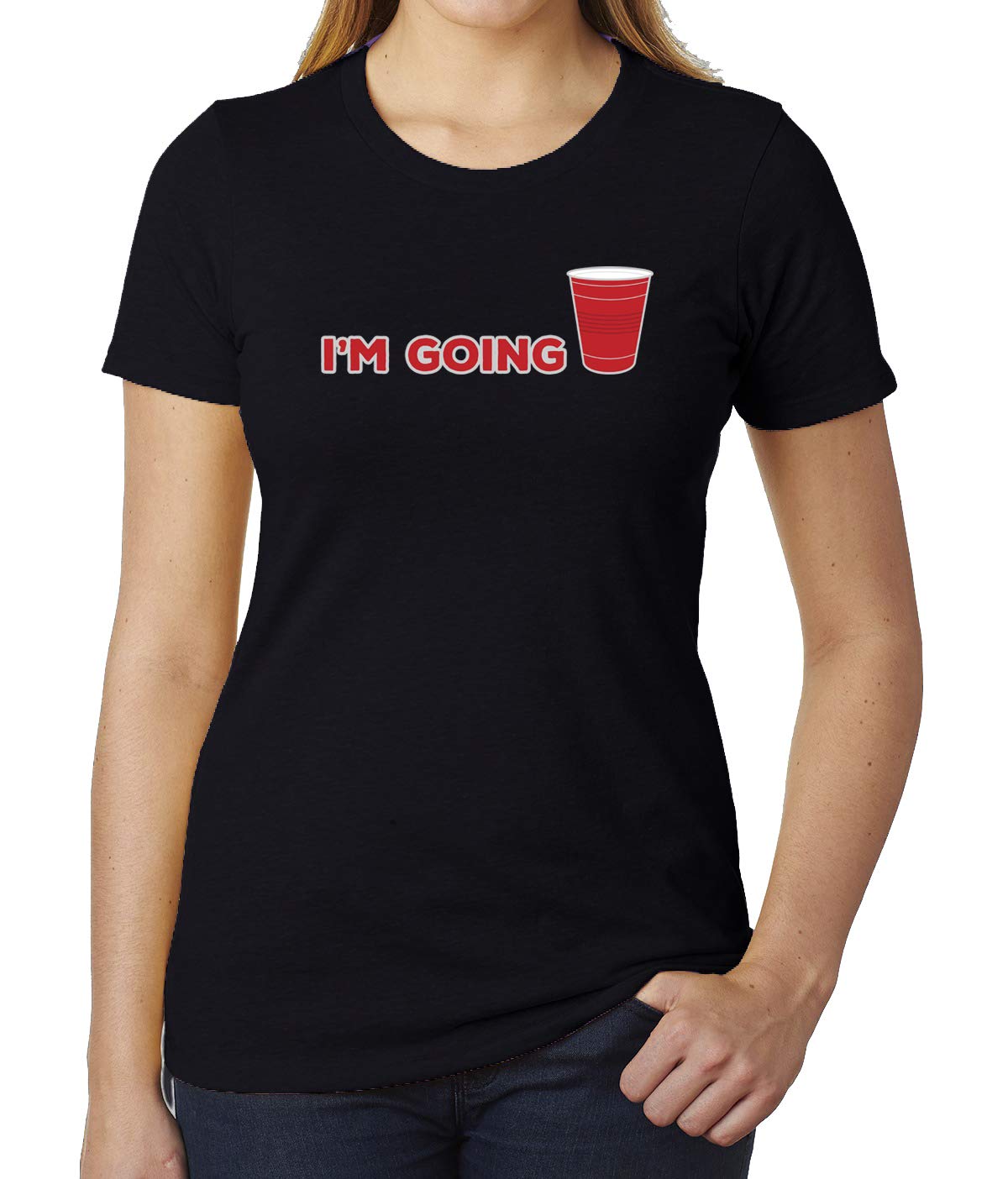 Funny 'I'm Going Solo' Graphic T-Shirts for Women | Cute Beer Themed Ladies Tees | Perfect for Girls Night Out, Bachelorette Parties & Casual Wear