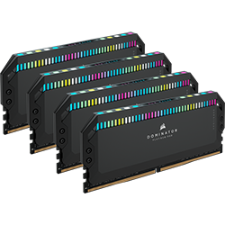 CORSAIR DOMINATOR PLATINUM RGB 64GB (4x16GB) DDR5 5600MHz RAM - High Performance Desktop Memory for Gaming PCs, Workstations & Content Creation