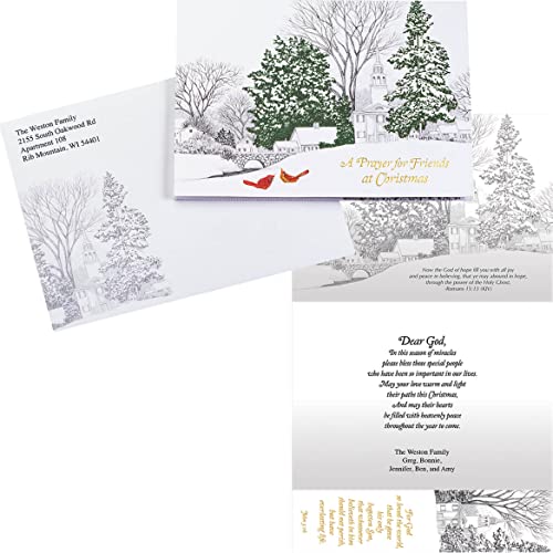 Card & Front of Envelope Personalization W/Design