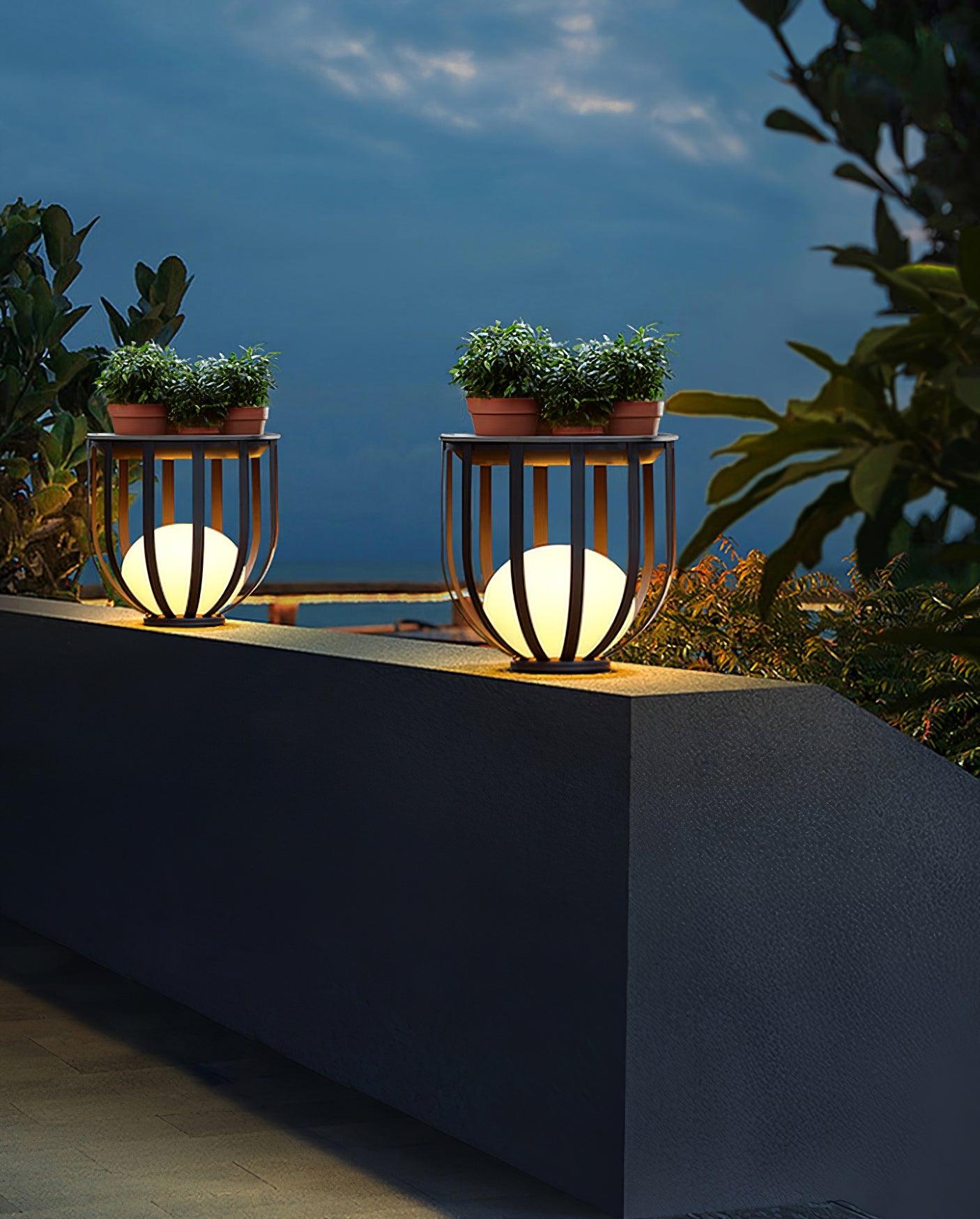 Solar Powered Outdoor Garden Lights - Waterproof LED Landscape Lighting for Patio, Yard, Pathway - Energy Efficient Solar Lamp for Home Decor & Backyard Illumination