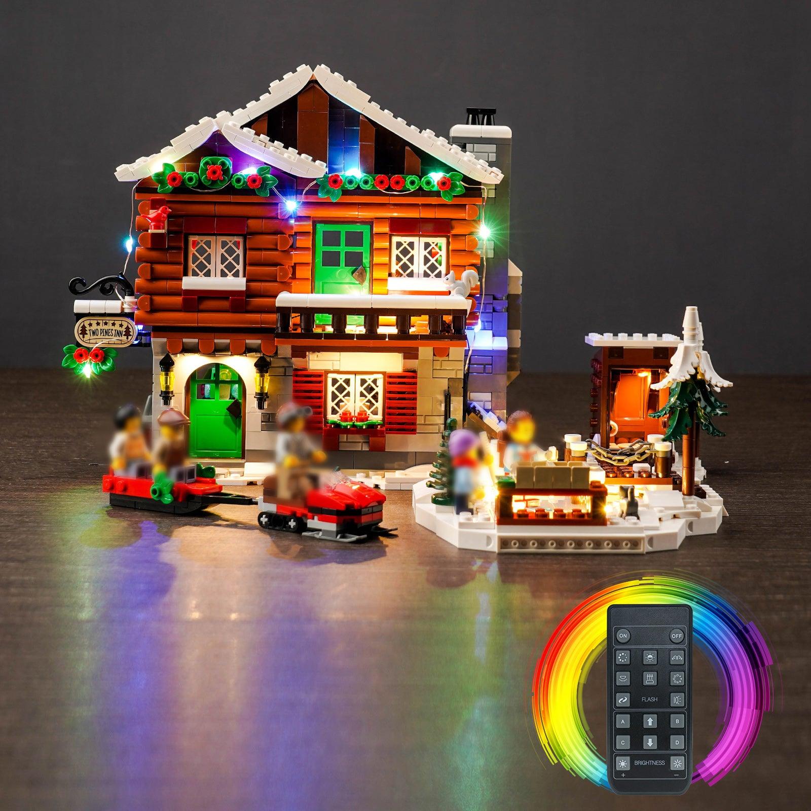 Best LED Light Kits for LEGO Icons® Alpine Lodge 10325 – Enhance Your LEGO Building Display with Realistic Lighting Effects for Home & Office Decor