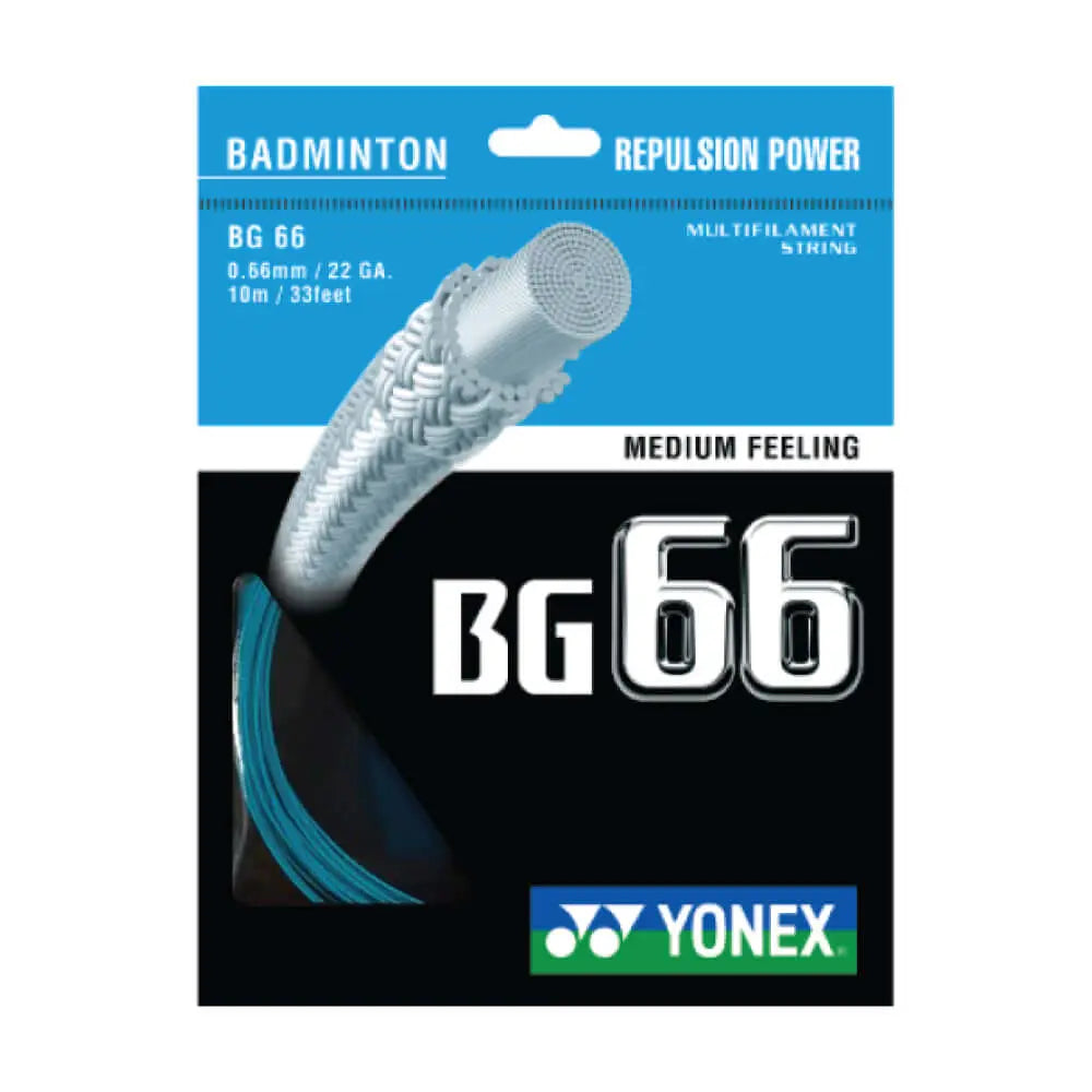 Yonex BG 66 10m Badminton String - High Performance, Durable (9 Color Options) for Professional & Recreational Players | Perfect for Tournaments & Training Sessions