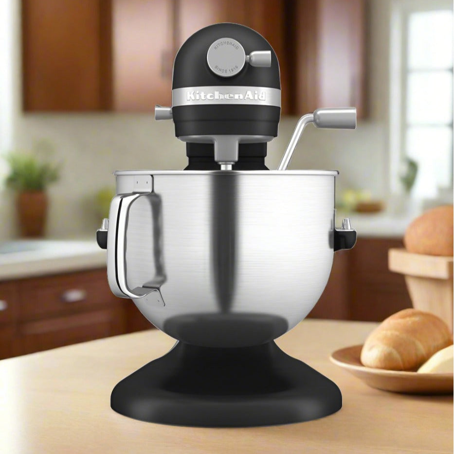 KitchenAid KSM70SNDXBM 7-Quart Bowl Lift Stand Mixer - Black Matte | Professional Heavy-Duty Mixing for Baking, Dough Kneading & Cake Decorating | Perfect for Home Bakers & Commercial Kitchens