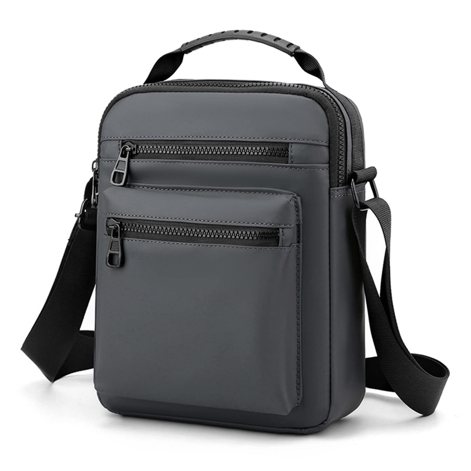 Durable Men's Crossbody Sling Bag - Adjustable Shoulder Strap Oxford Nylon Messenger Bag for Travel, Gym & Everyday Use