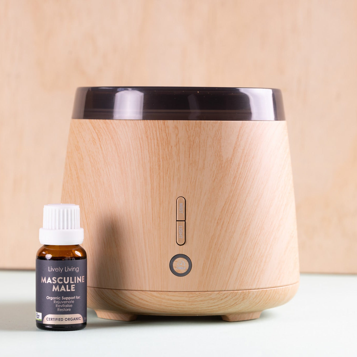 Premium Organic Essential Oil for Men - 15ml Aromatherapy for Relaxation, Focus & Confidence Boost - Perfect for Massage, Diffusers & Grooming