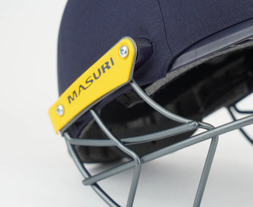 Masuri C Line Plus Steel Cricket Helmet - Navy Blue | Lightweight & Durable Protection for Cricket Players | Perfect for Practice & Competitive Matches