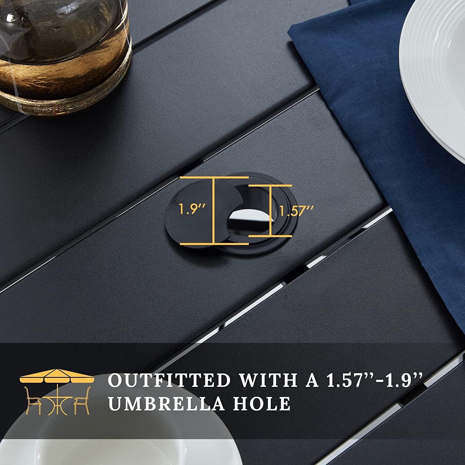 VICLLAX 3-Piece Outdoor Bar Set - 28