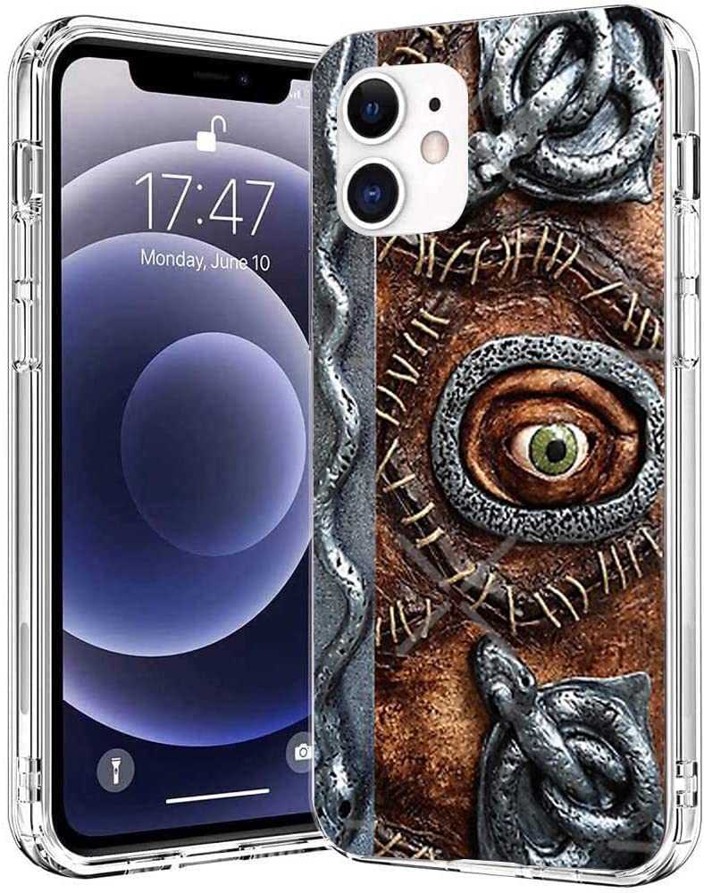 iPhone 6 Plus/6s Plus Clear TPU Soft Flexible Phone Case - Hocus Horror Spell Book Halloween Design | Perfect for Halloween Parties, Cosplay & Witch-Themed Events