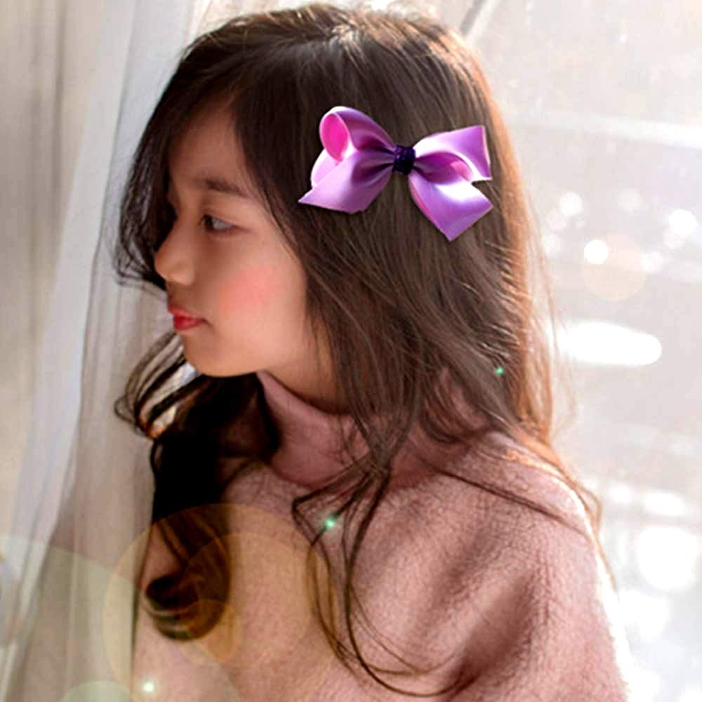 36 Pack Cute Baby Girls Hair Clips & Bows Set - Elastic Hair Bobbles, Ponytail Holders, Hair Pins for Toddlers, Teens & Kids - Perfect for School, Parties & Daily Hair Styling