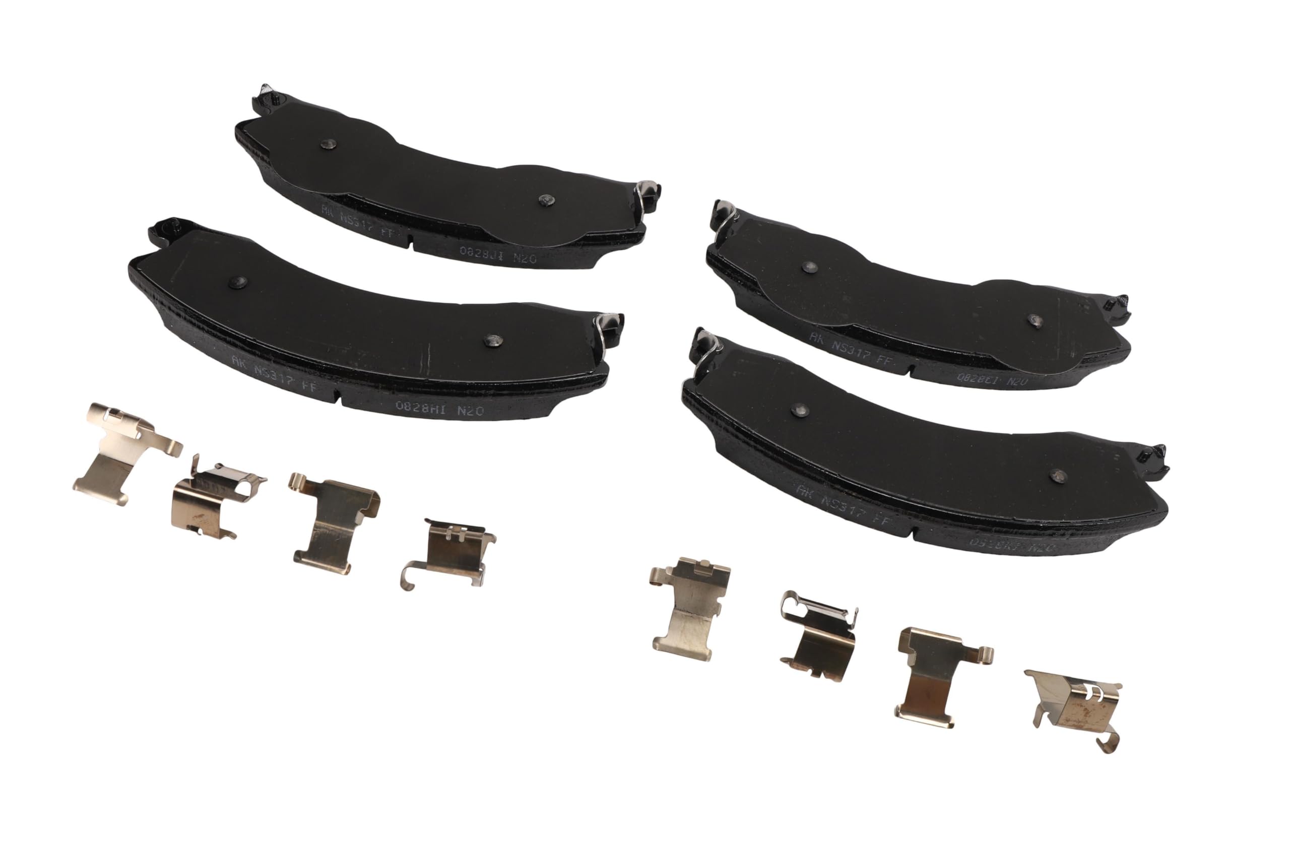 High-Quality Rear Disc Brake Pad Set with Retainers - Compatible with 84859031 | Durable & Quiet Performance for Smooth Braking | Perfect for Sedans, SUVs, and Trucks
