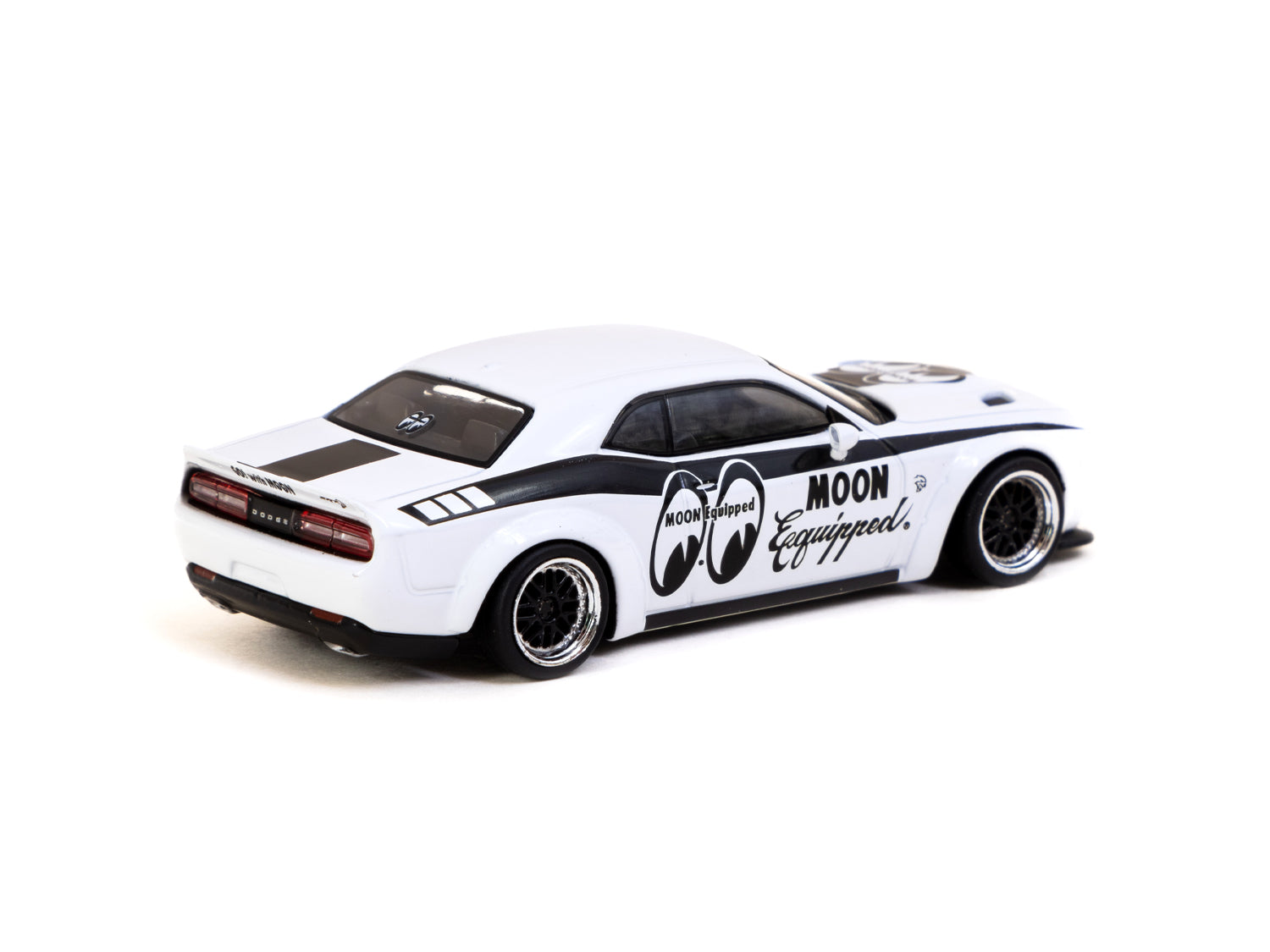 Tarmac Works 1/64 LB WORKS Dodge Challenger SRT Hellcat MOON Equipped Special Edition Diecast Model Car - Collectible Toy for Car Enthusiasts & Perfect Gift for Racing Fans