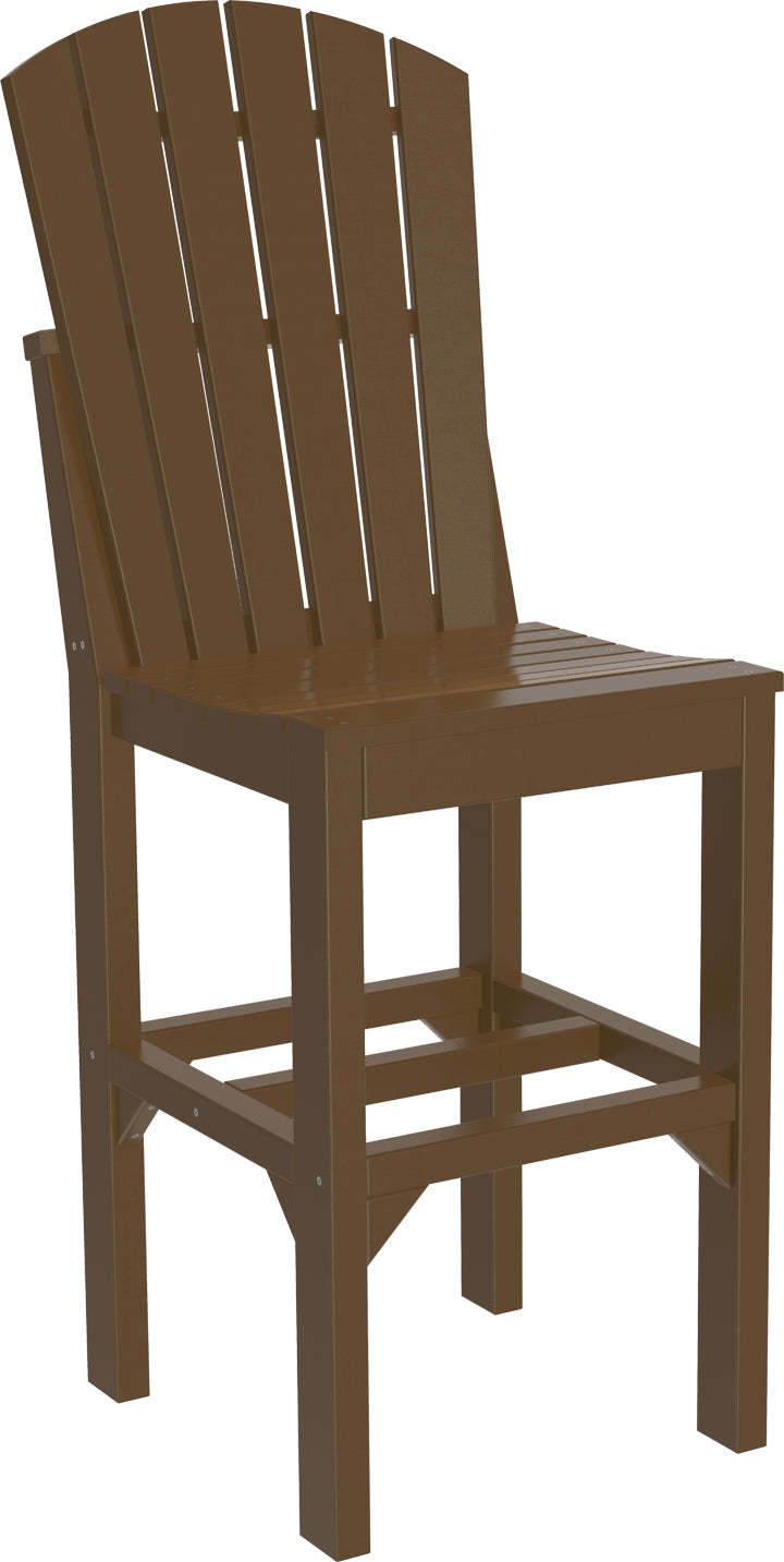 Premium Adirondack Bar Height Side Chair - Outdoor Patio, Deck, and Garden Seating - Durable & Weather-Resistant for Backyard, Poolside, and Porch Relaxation
