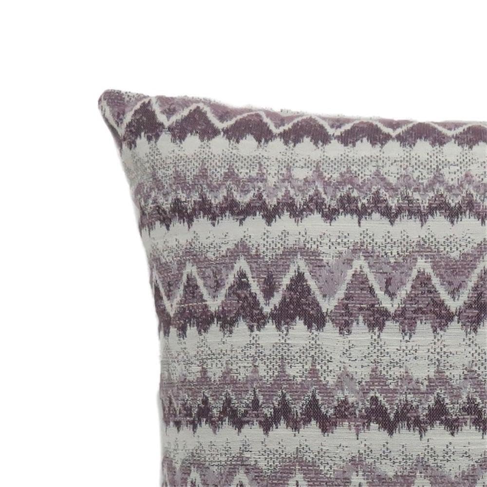 Furniture of America Allene Fabric Small Throw Pillow Set of 2 - Soft Purple Decorative Cushions for Sofa, Bed & Living Room Accent