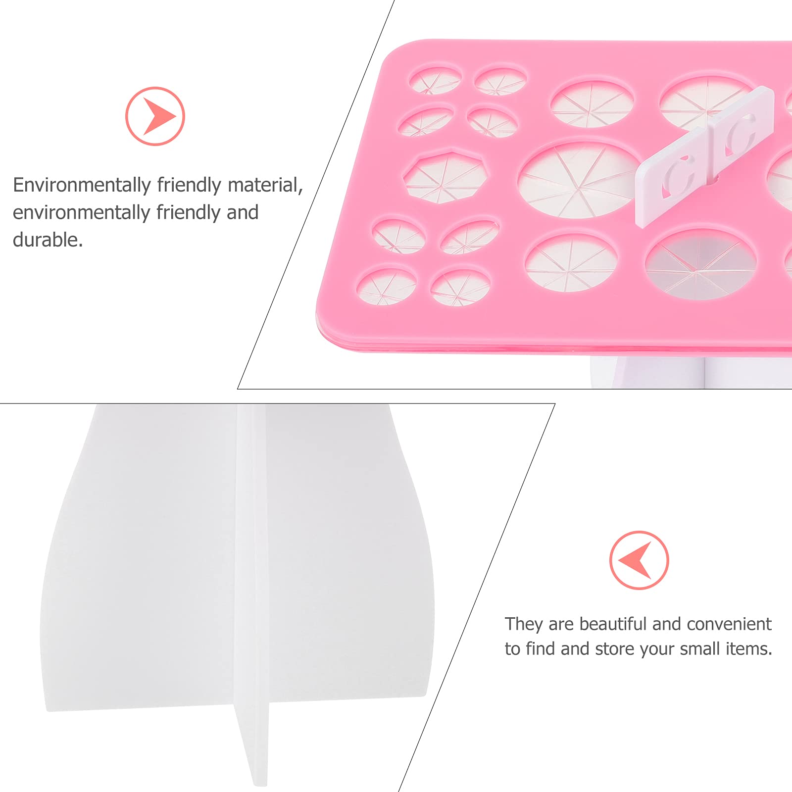1pc Foldable Makeup Brush Drying Rack | Collapsible Cosmetic Brush Organizer | Perfect for Makeup Lovers & Artists | Ideal for Home, Salon, and Travel Use