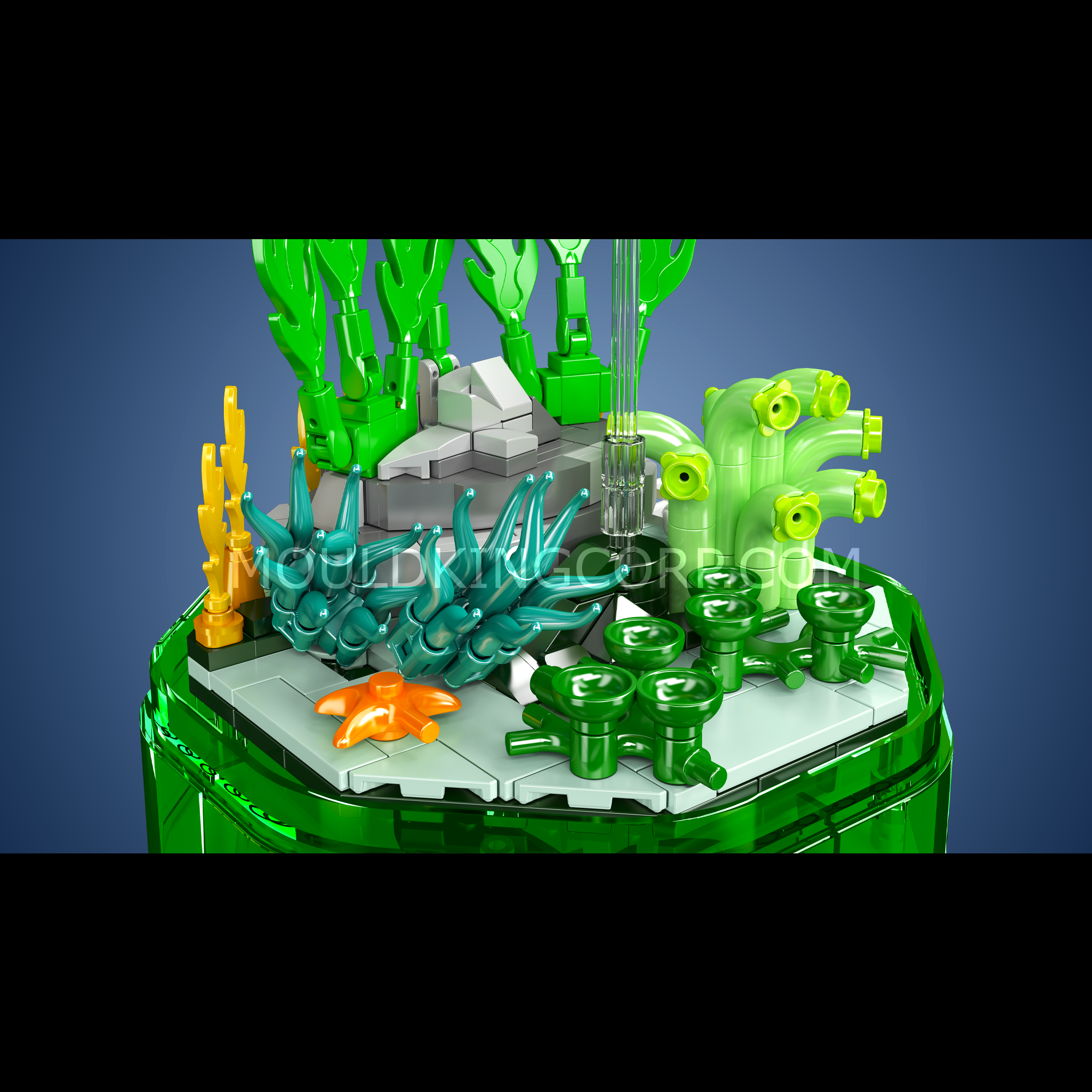 Mould King 10102 Clownfish Music Box Building Set - 426 Piece DIY Model Kit for Adults & Teens | Creative Gift for Birthday, Christmas | Home Decor & Office Desk Display