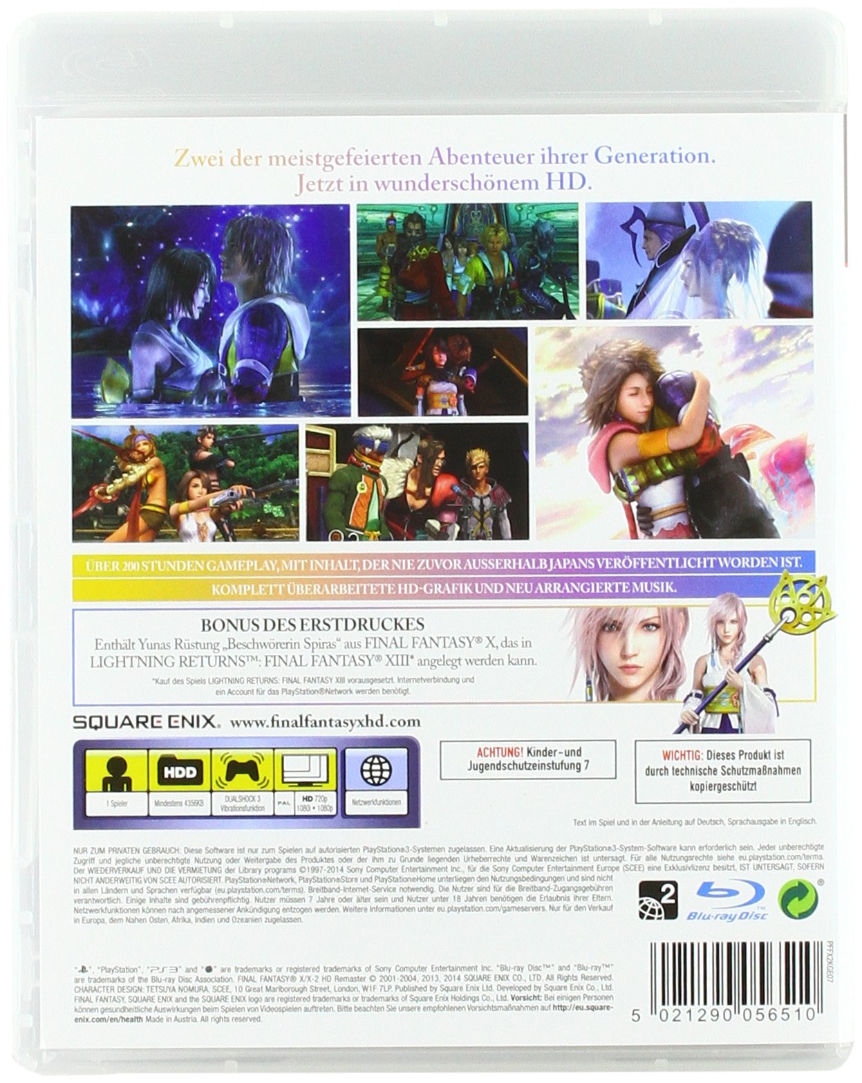 Final Fantasy X/X-2 HD Remaster - PlayStation 3 Game - Classic RPG Adventure - Perfect for Fans and Collectors - Great for Gaming Nights and Nostalgic Playthroughs