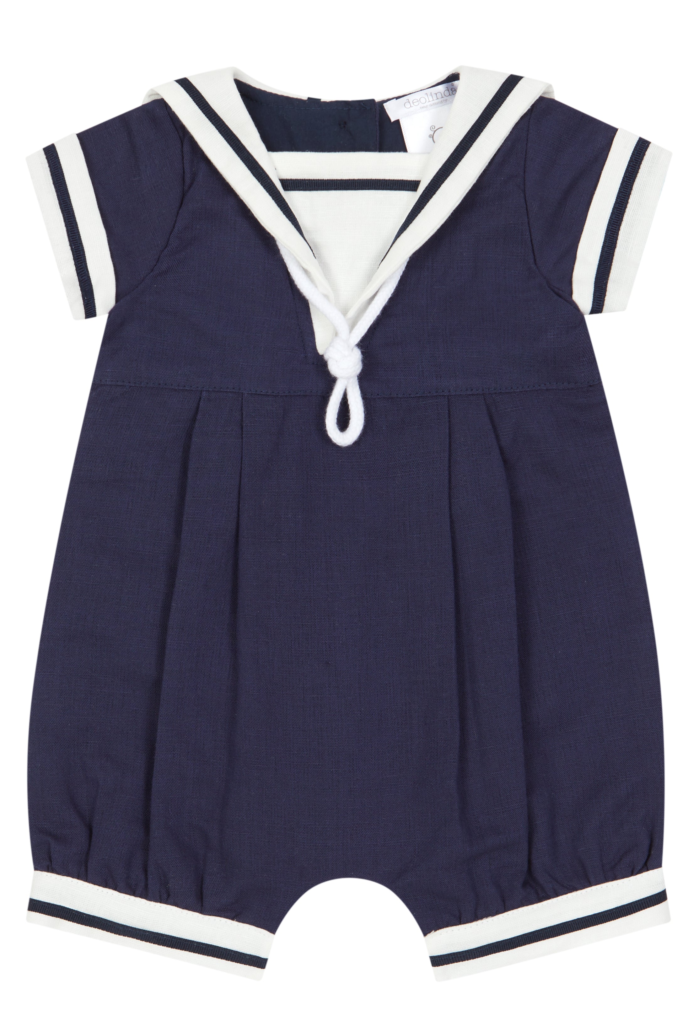 Jacques Navy Sailor Romper for Baby Boys & Girls - Cute & Comfortable One-Piece Outfit - Perfect for Beach, Party & Photo Shoots
