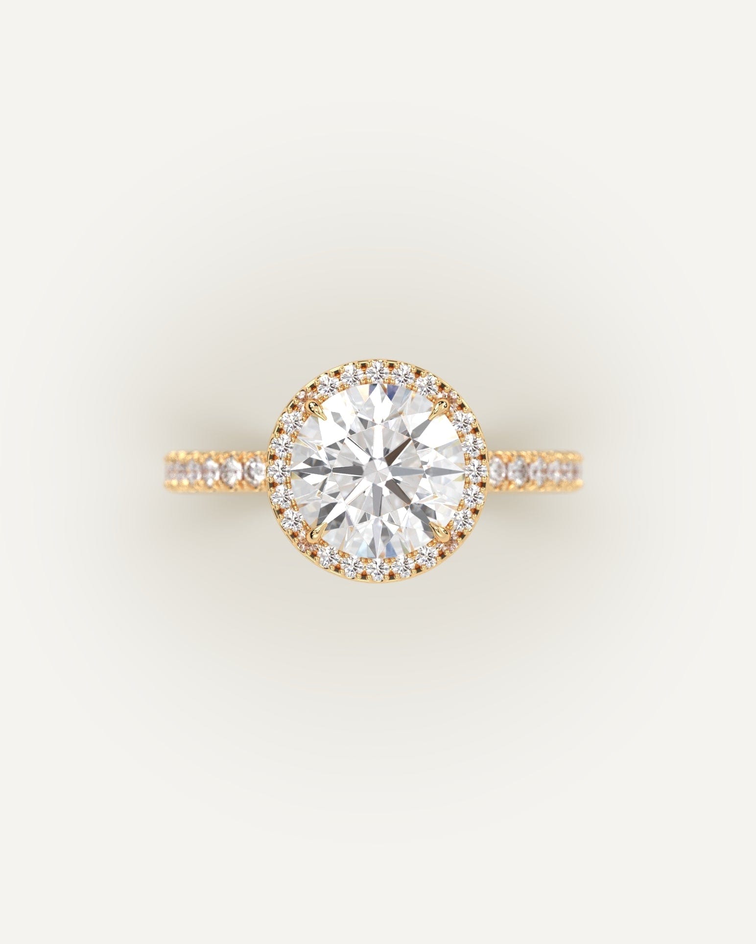 2 Carat Round Cut Diamond Ring - 14K White Gold Solitaire Engagement Ring for Women | Perfect for Proposals, Weddings & Anniversaries