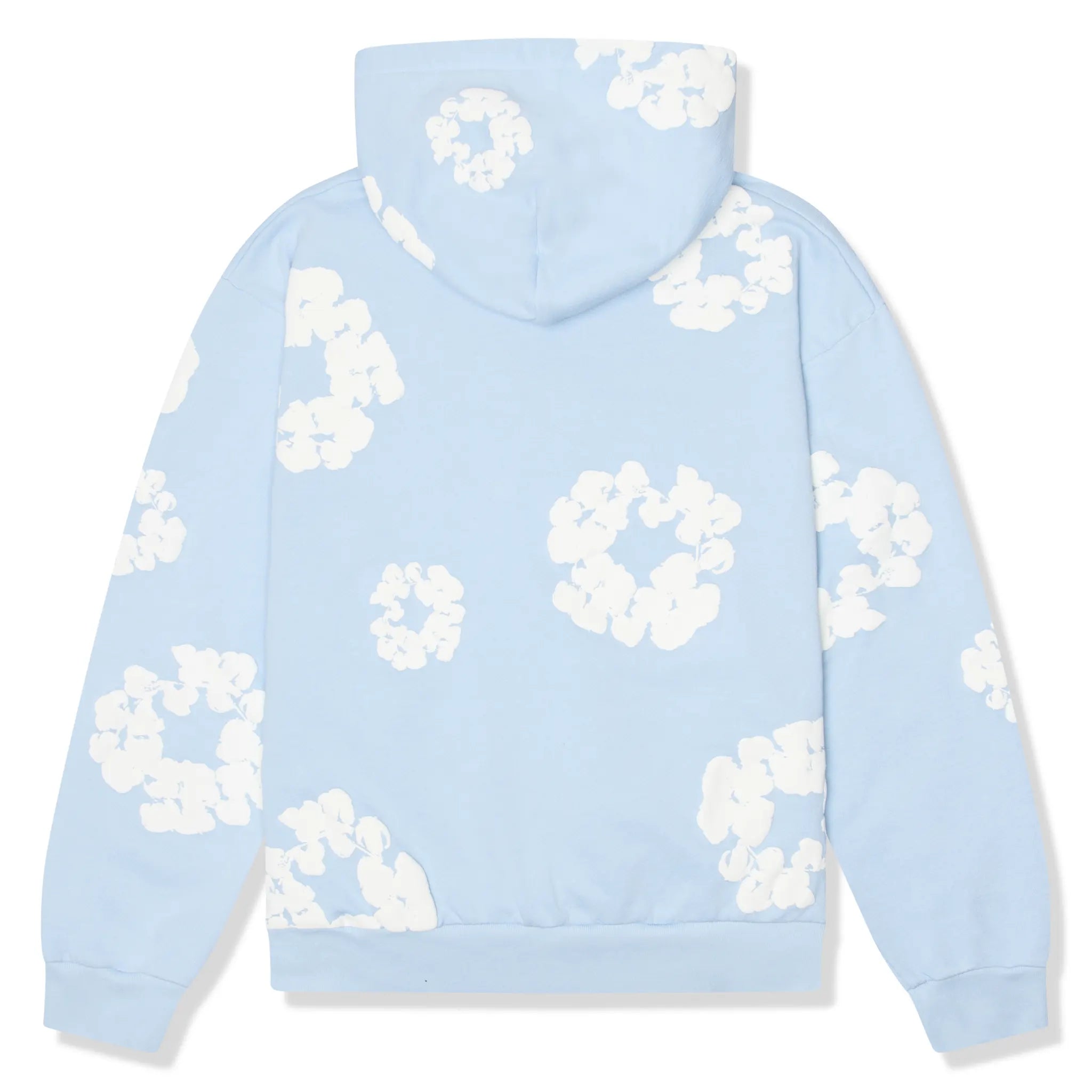 Denim Tears Cotton Wreath Powder Blue Hoodie - Stylish Streetwear for Men & Women | Perfect for Casual Outfits, Urban Fashion, and Everyday Wear