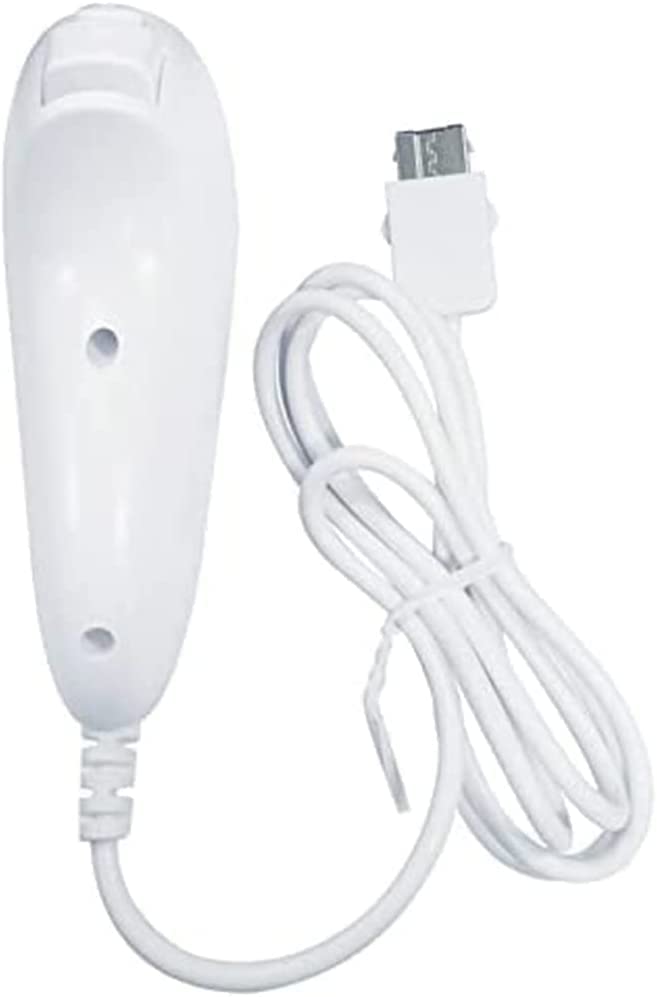 Original Wii Controller Joystick Handle - White Nunchuck Remote Replacement for Nintendo Wii | Perfect for Gaming, Fitness & Family Fun