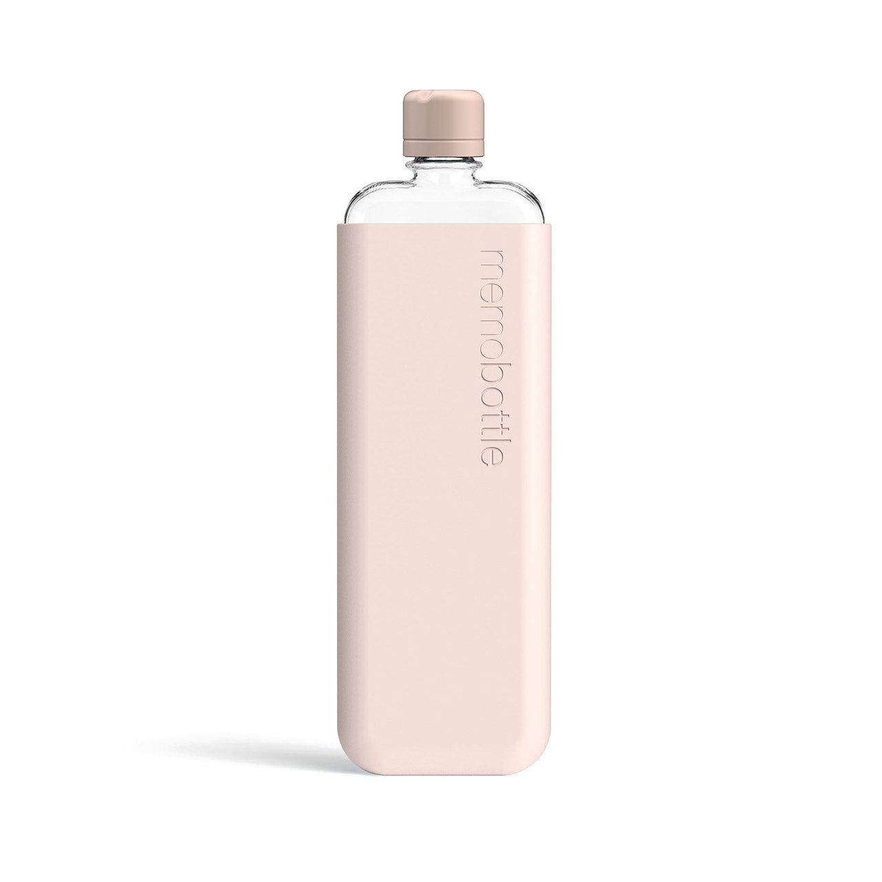 Slim Insulated Water Bottle with Pale Coral Sleeve - 20oz Leakproof Stainless Steel Thermos for Gym, Hiking & Office Hydration