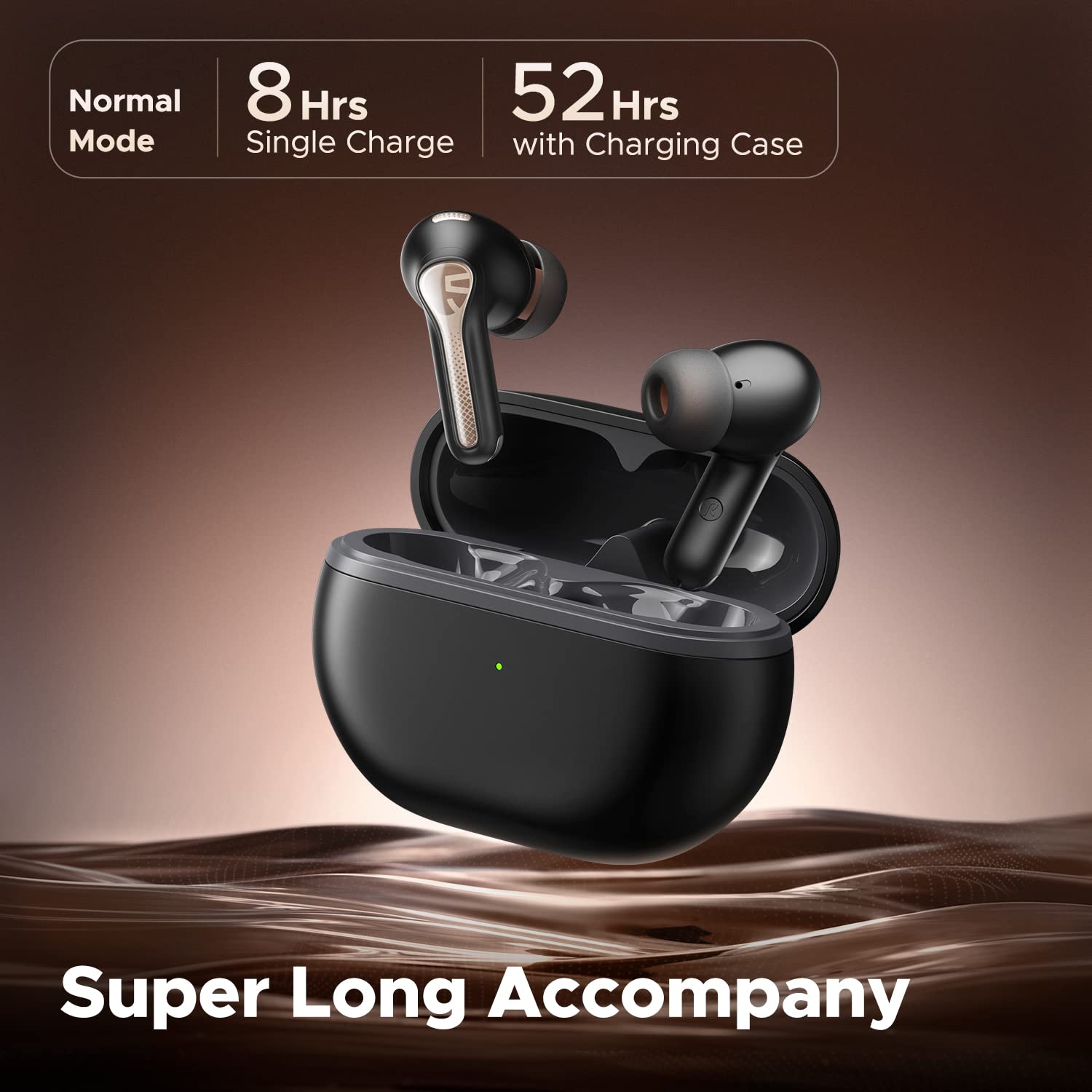 SoundPEATS Capsule3 Pro Wireless Earbuds Bluetooth 5.3 with LDAC, Hi-Res Audio & Hybrid ANC, 6-Mic Clear Calls, 52H Playtime - Perfect for Gym, Commuting & Travel