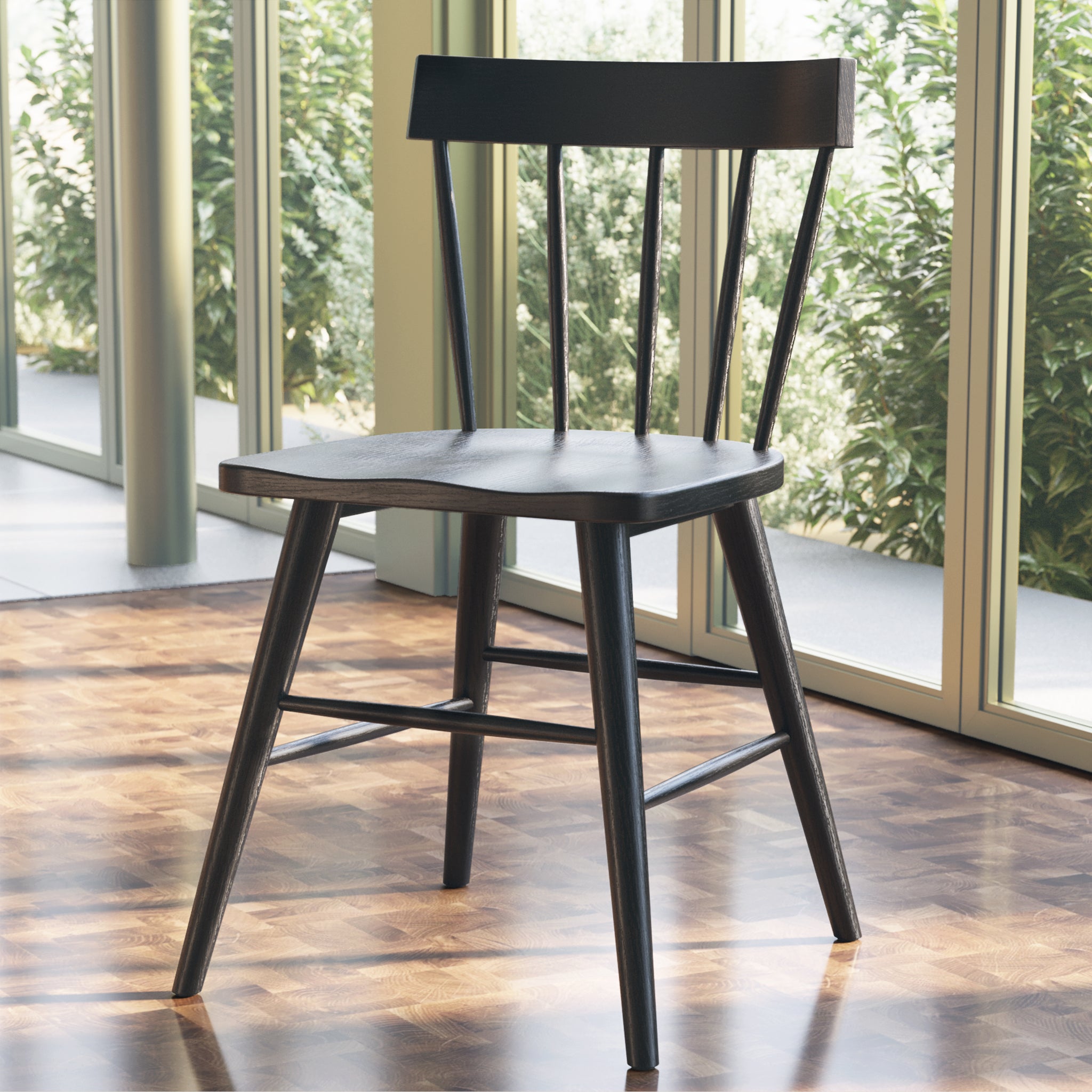Hava Dining Chair 2.0 - Modern Wooden Dining Chairs Set of 2, Mid Century Style Kitchen Chairs with Cushion, Sturdy & Comfortable for Dining Room, Kitchen, Breakfast Nook, and Home Decor