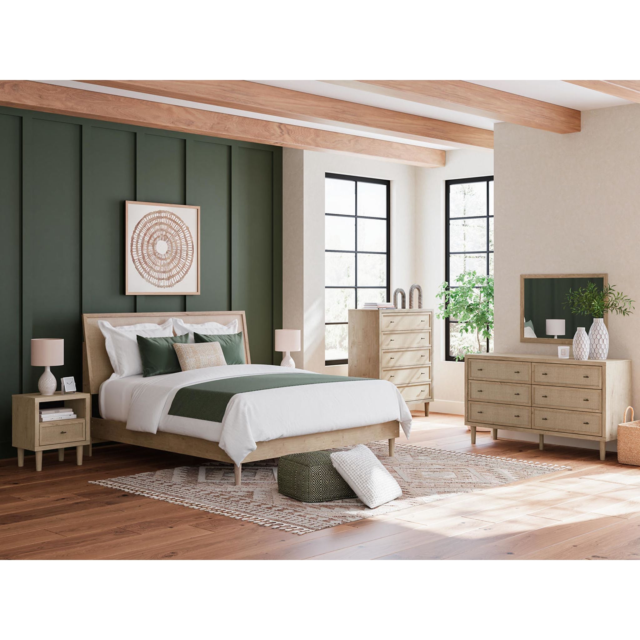 Cielden Modern Platform Bed Frame - Queen Size, Sturdy Wooden Slat Support, Easy Assembly, Minimalist Design for Bedroom - Perfect for Small Spaces, Apartments & Guest Rooms