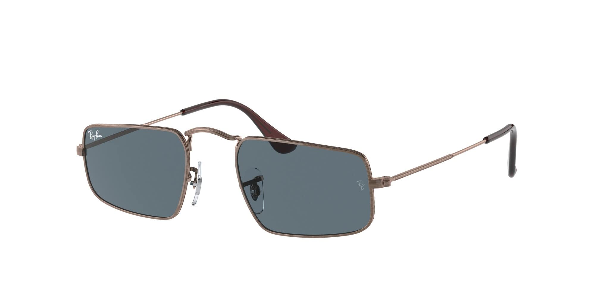 Ray-Ban RB3957 Julie Rectangular Sunglasses for Women - Polarized UV Protection, Classic Aviator Style - Perfect for Driving, Beach & Outdoor Activities
