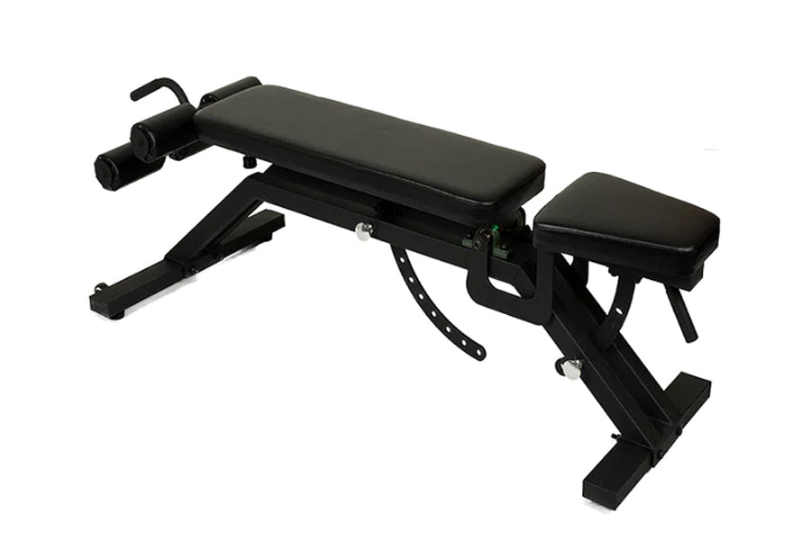 Warrior Commercial Ab Crunch Decline Bench for Home Gym - Adjustable Workout Bench for Core & Abs Training - Perfect for Strength Training & Fitness Enthusiasts