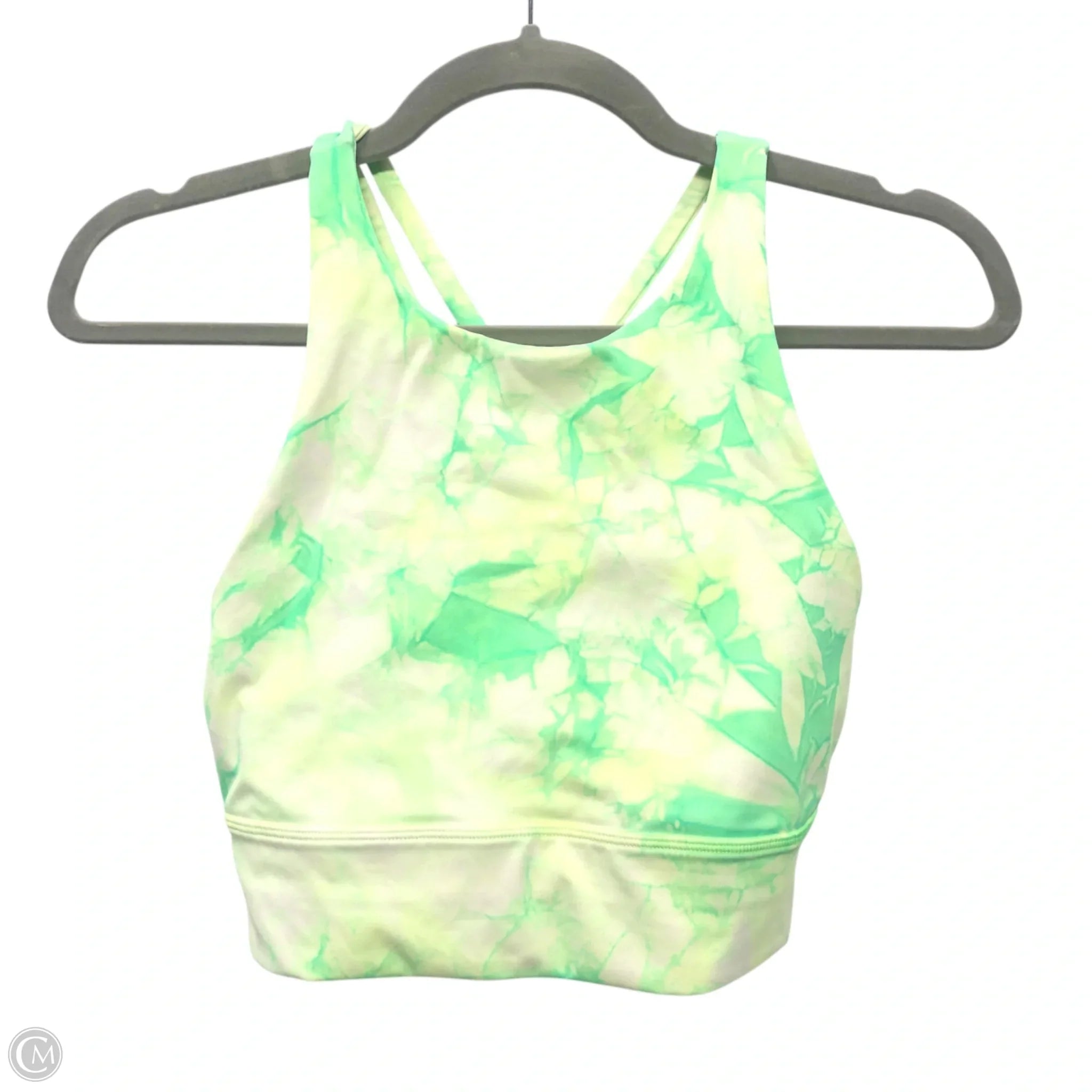 Lululemon Women's Athletic Sports Bra - Size 6, High Support Workout Top for Running, Yoga & Gym in Vibrant Chartreuse