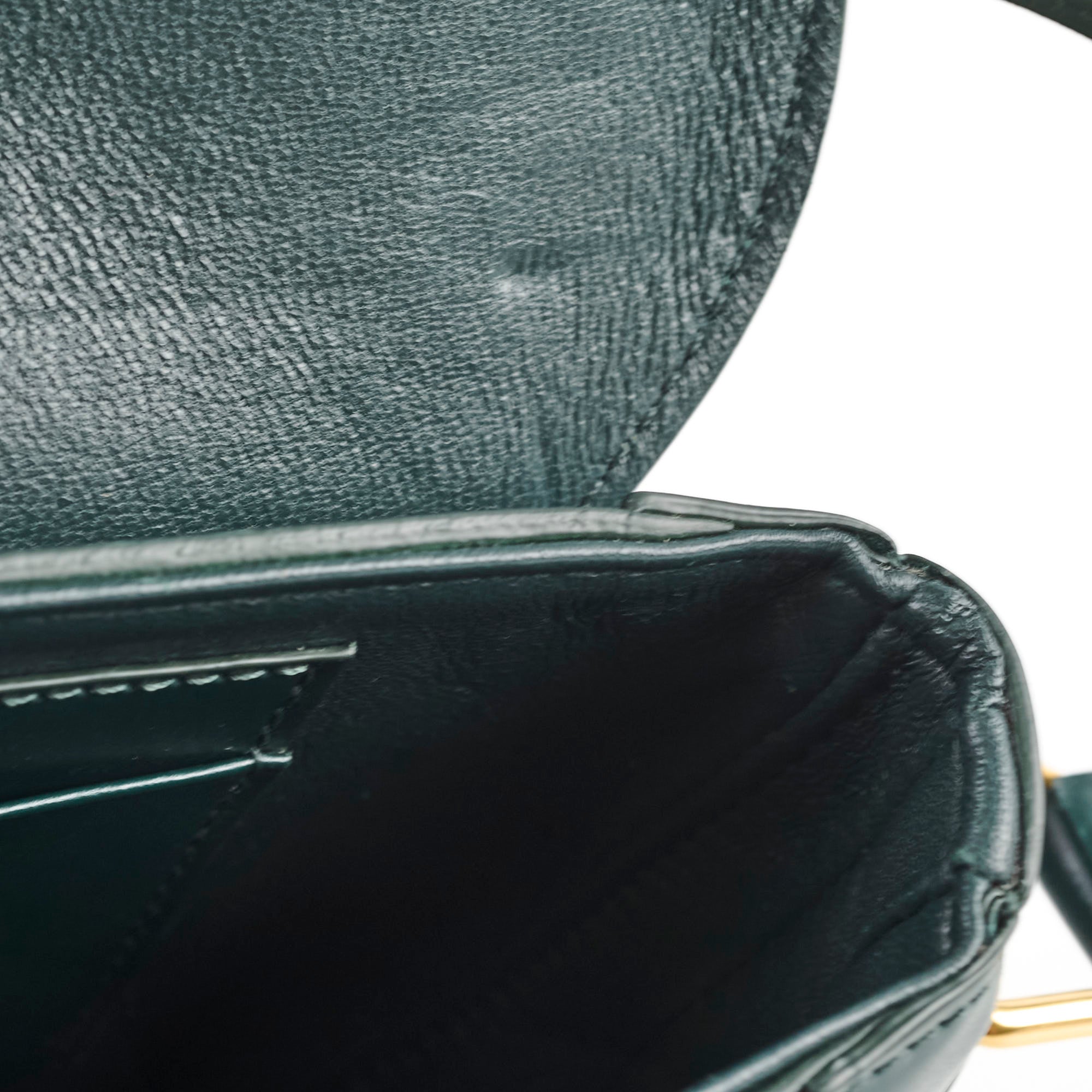 Celine Small Besace Bag in Green | Luxury Crossbody Handbag for Women | Perfect for Everyday Use, Work & Travel